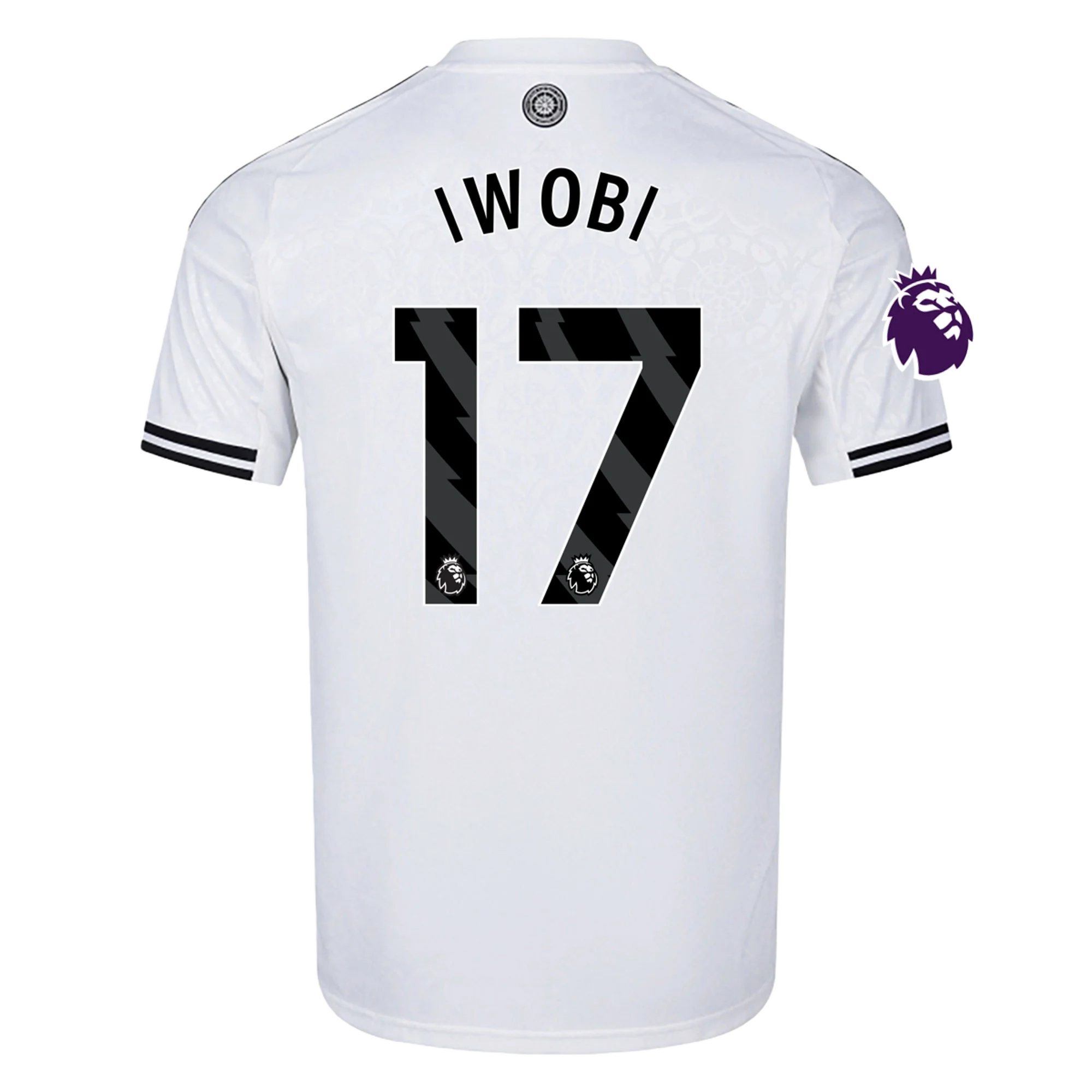 Mens 17 Alex Iwobi Fulham Home Jersey by 2025-26 Football Shirt