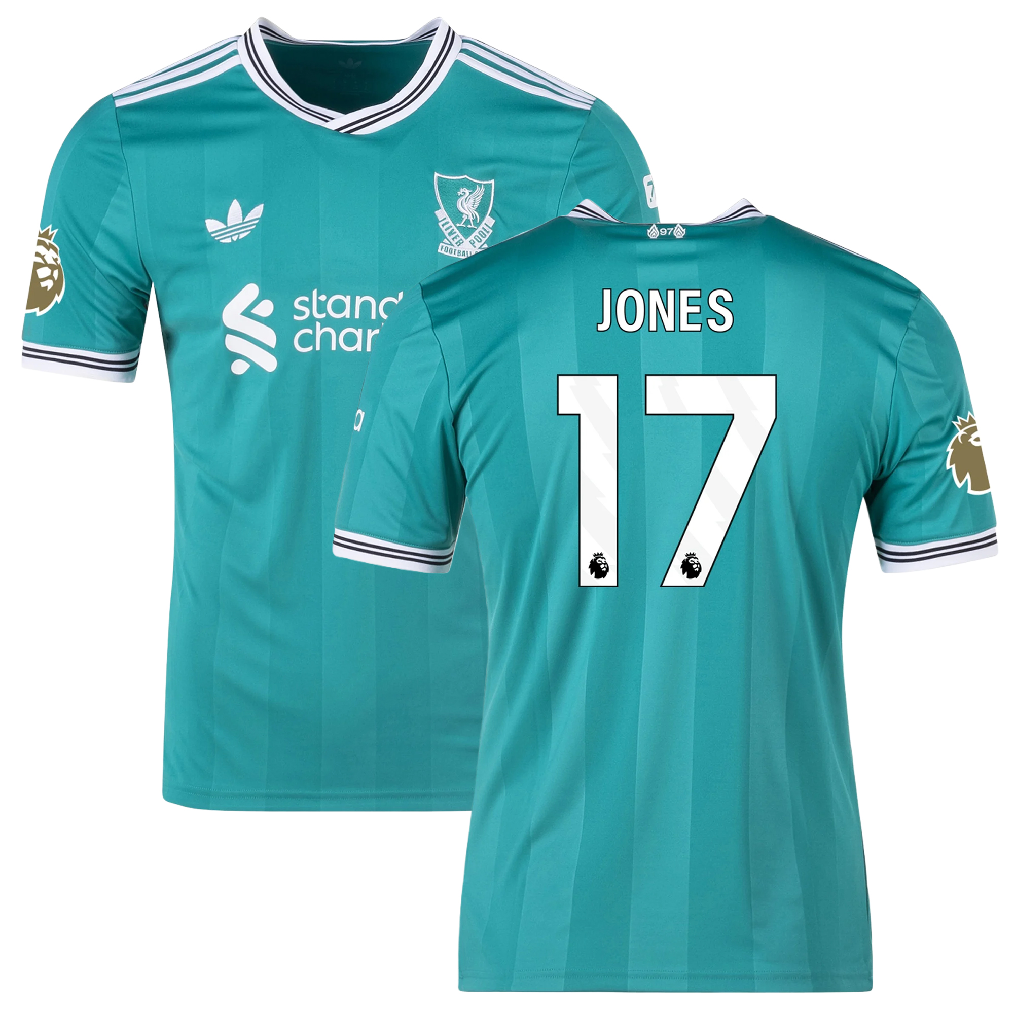 Mens 17 Curtis Jones Liverpool 2025-26 Third Jersey Football Shirt