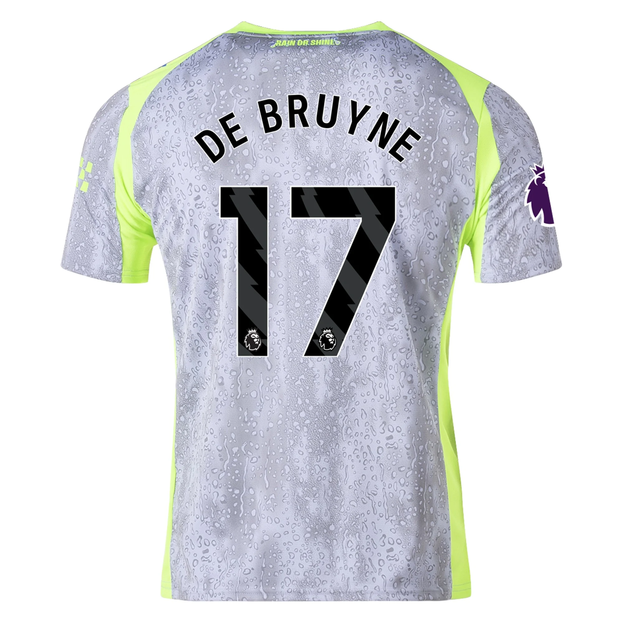 Mens 17 Kevin De Bruyne Manchester City Third Jersey 2025-26 Football Shirt