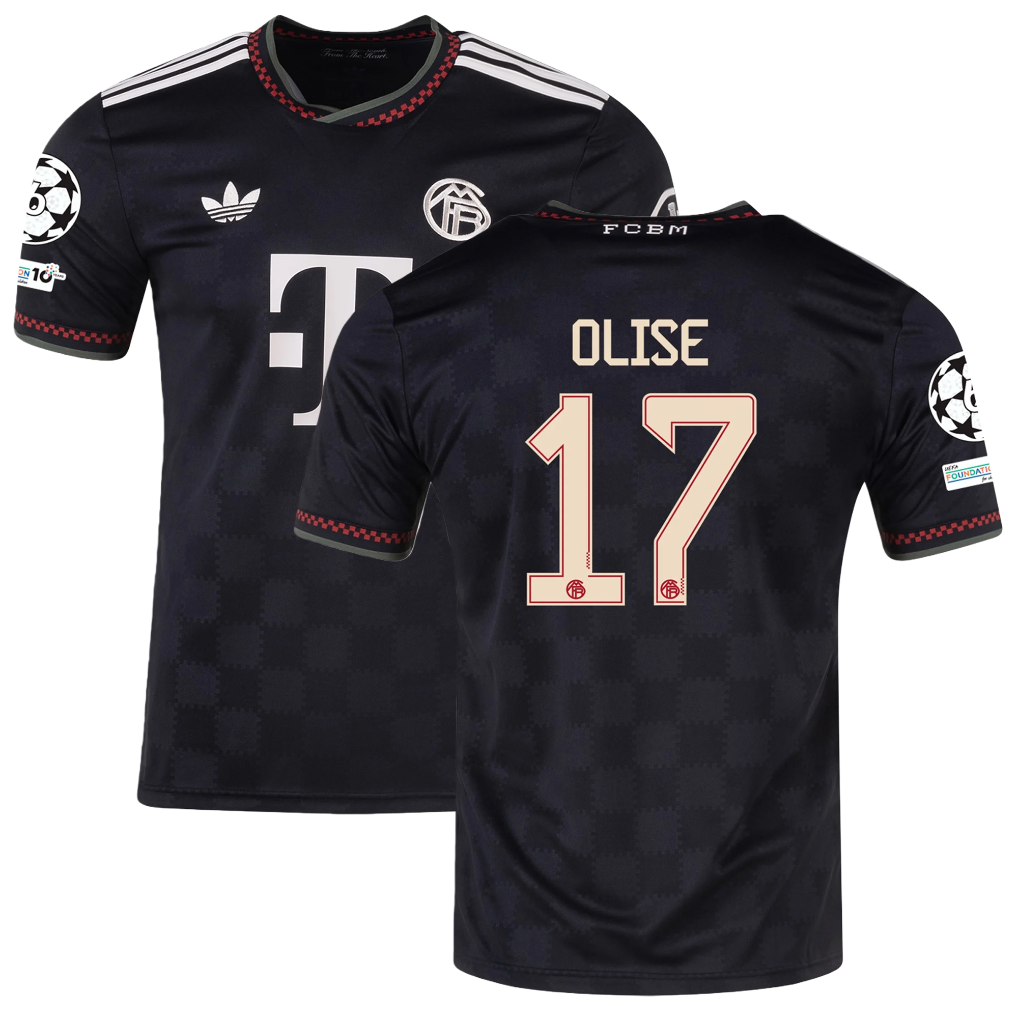 Mens 17 Michael Olise Bayern Munich 2025-26 Third Jersey Football Shirt