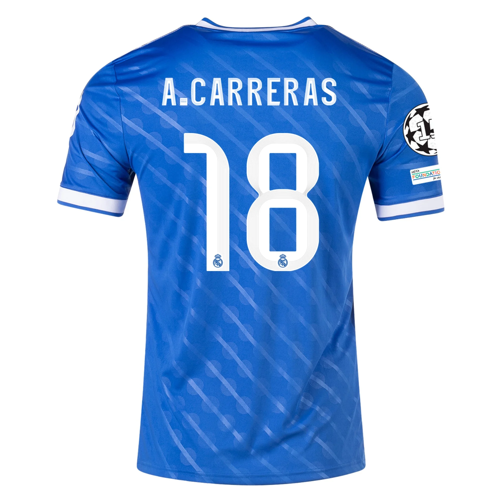 Mens 18 Álvaro Carreras Real Madrid 2025-26 Third Jersey Football Shirt