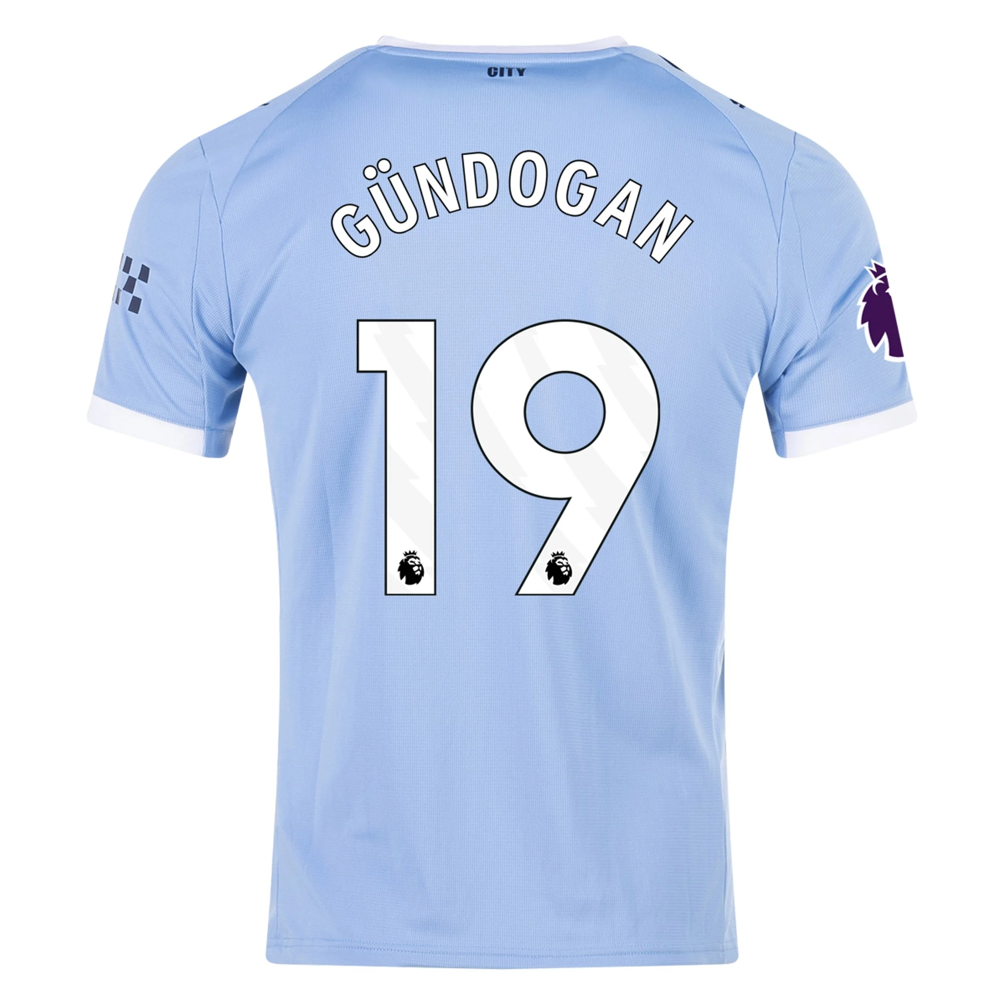 Mens 19 İlkay Gündoğan Manchester City Home Jersey 2025-26 Football Shirt