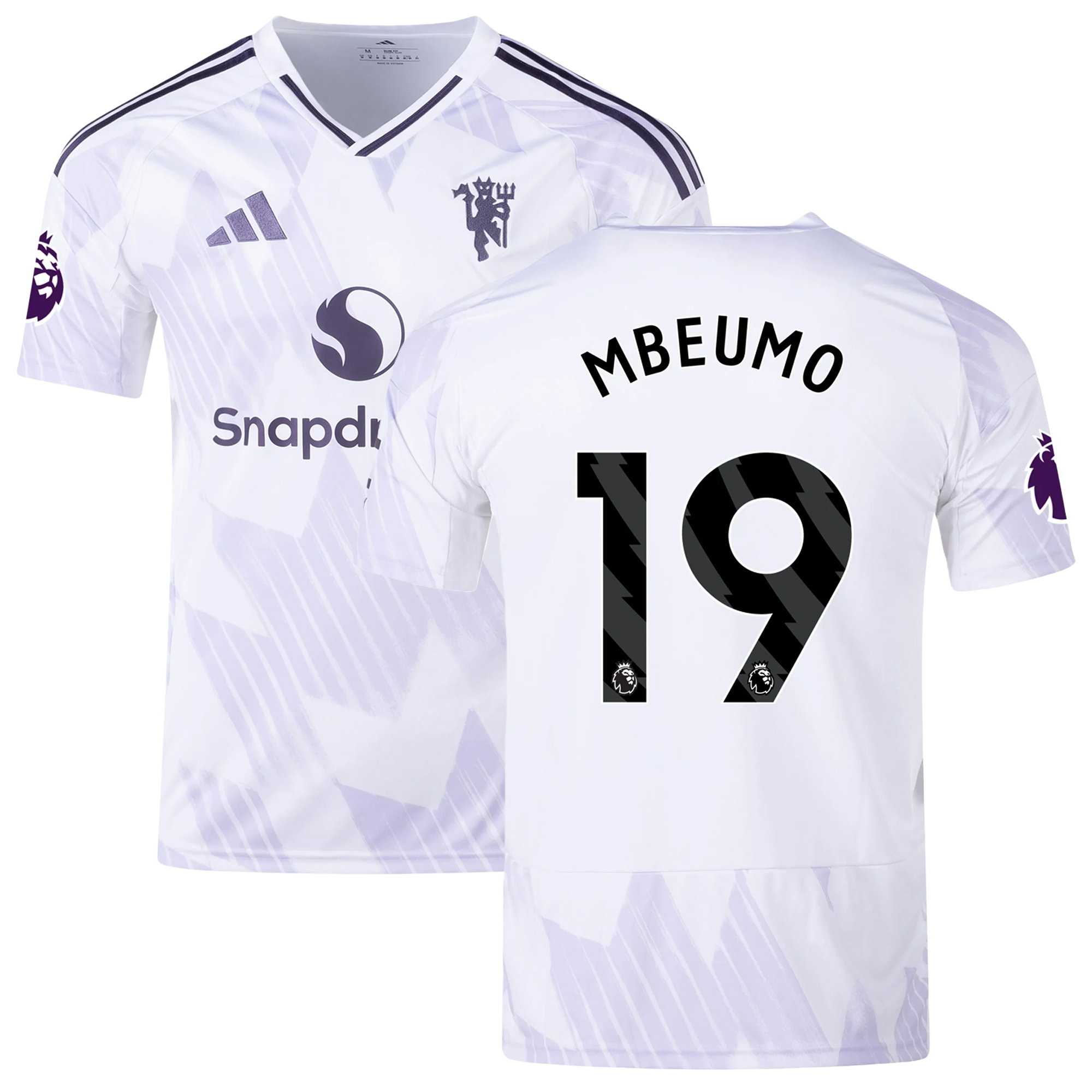 Mens 19 Bryan Mbeumo Manchester United 2025-26 Away Jersey Football Shirt