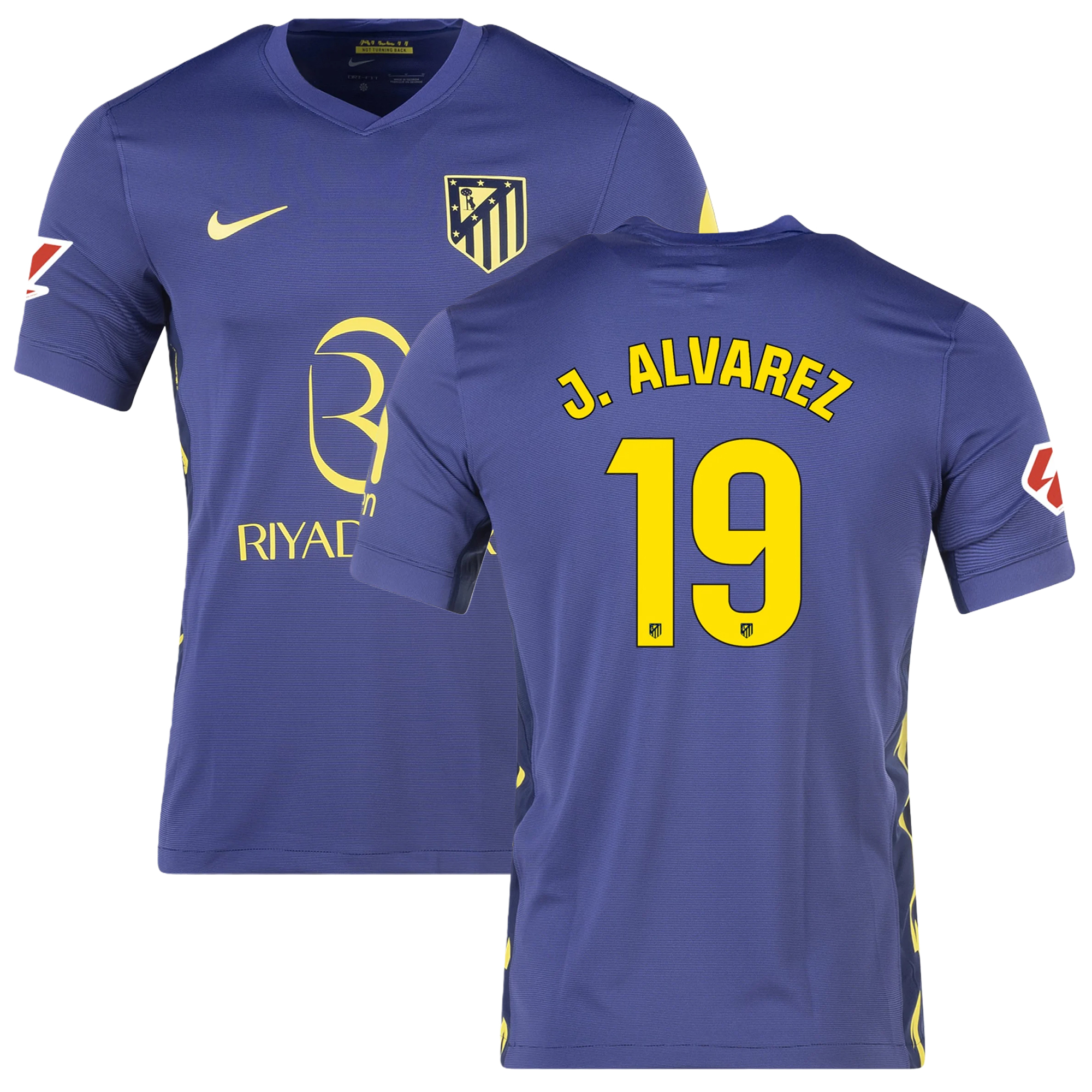 Mens 19 Julián Alvarez Atletico Madrid 2025-26 Away Jersey Football Shirt