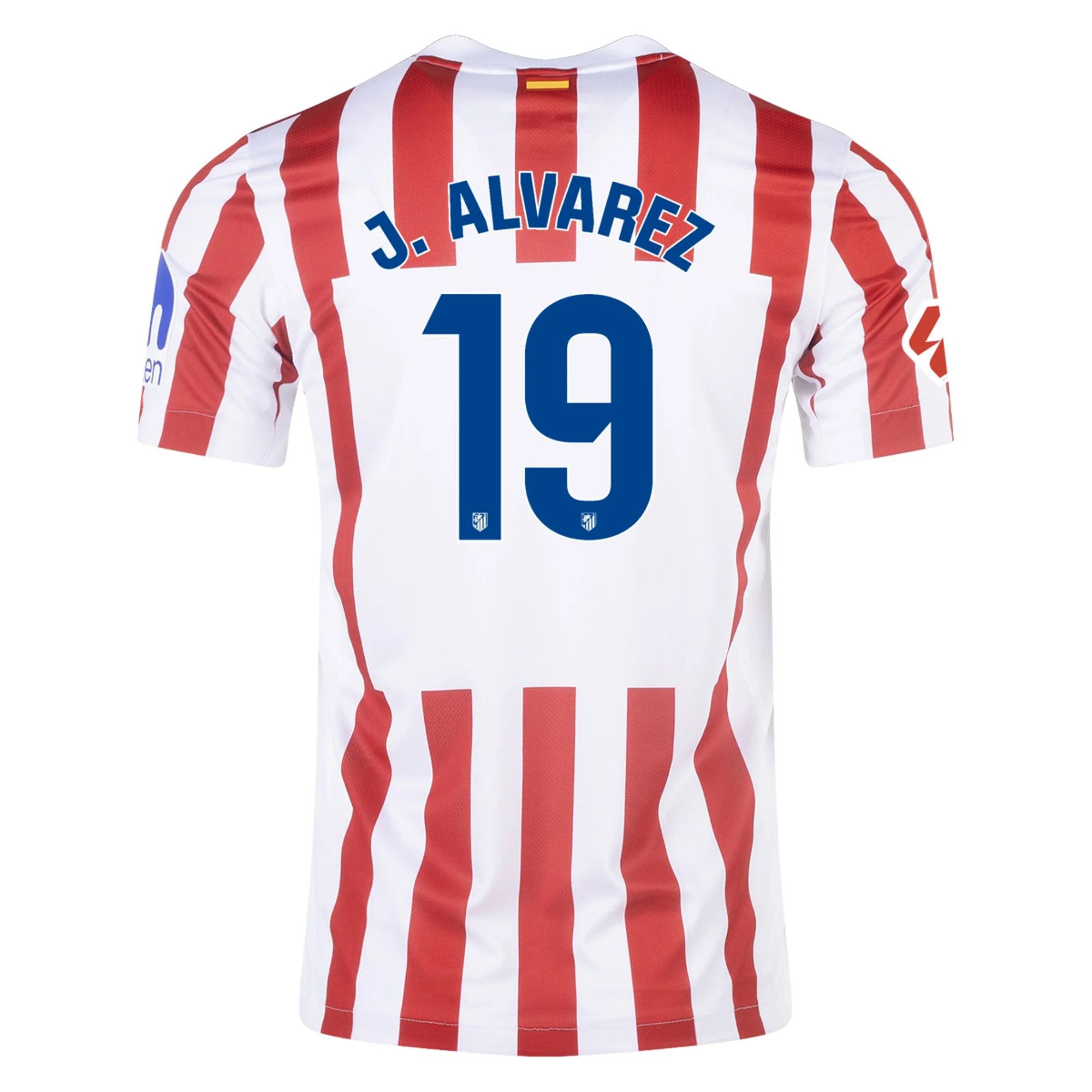 Mens 19 Julián Alvarez Atletico Madrid 2025-26 Home Jersey Football Shirt