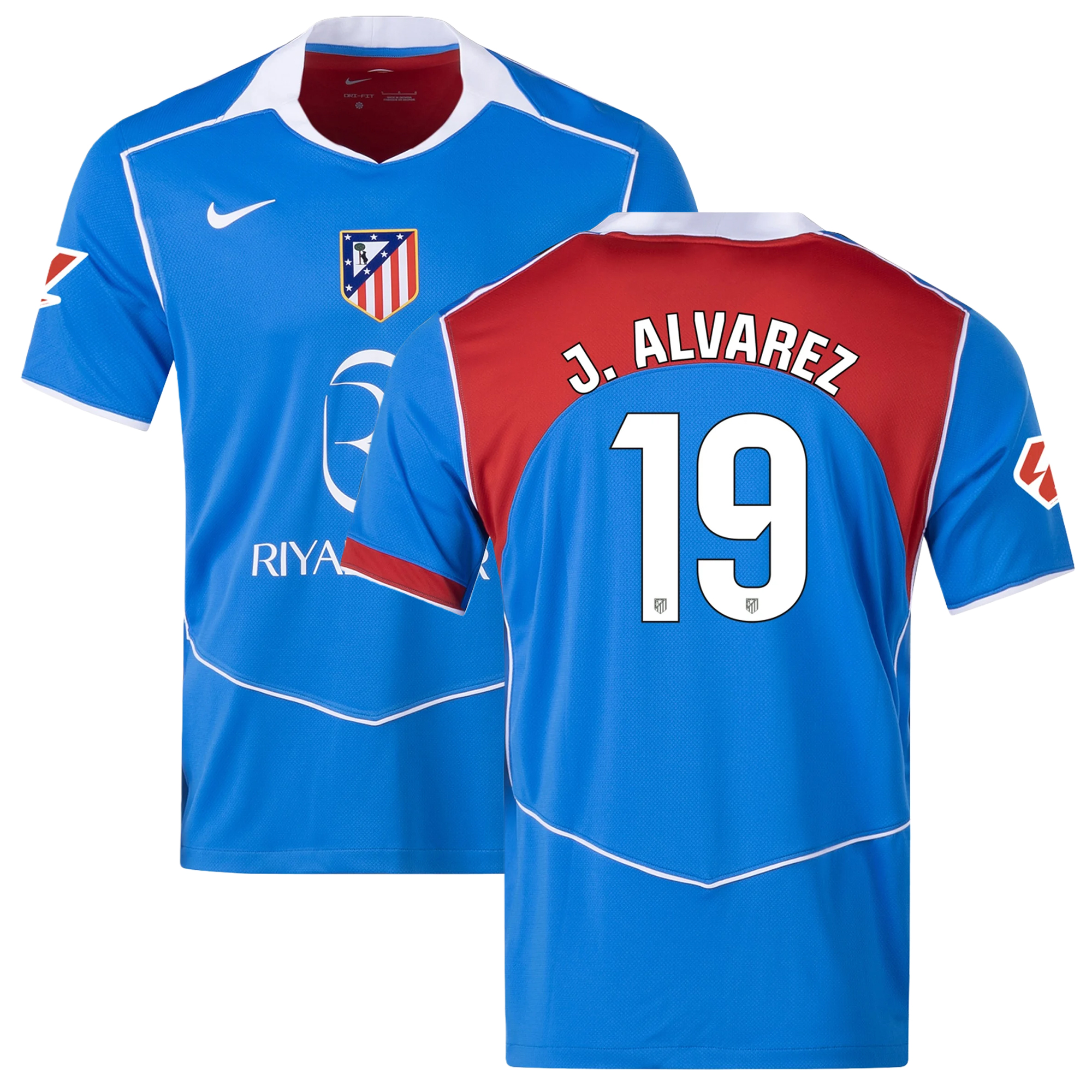 Mens 19 Julián Alvarez Atletico Madrid 2025-26 Third Jersey Football Shirt