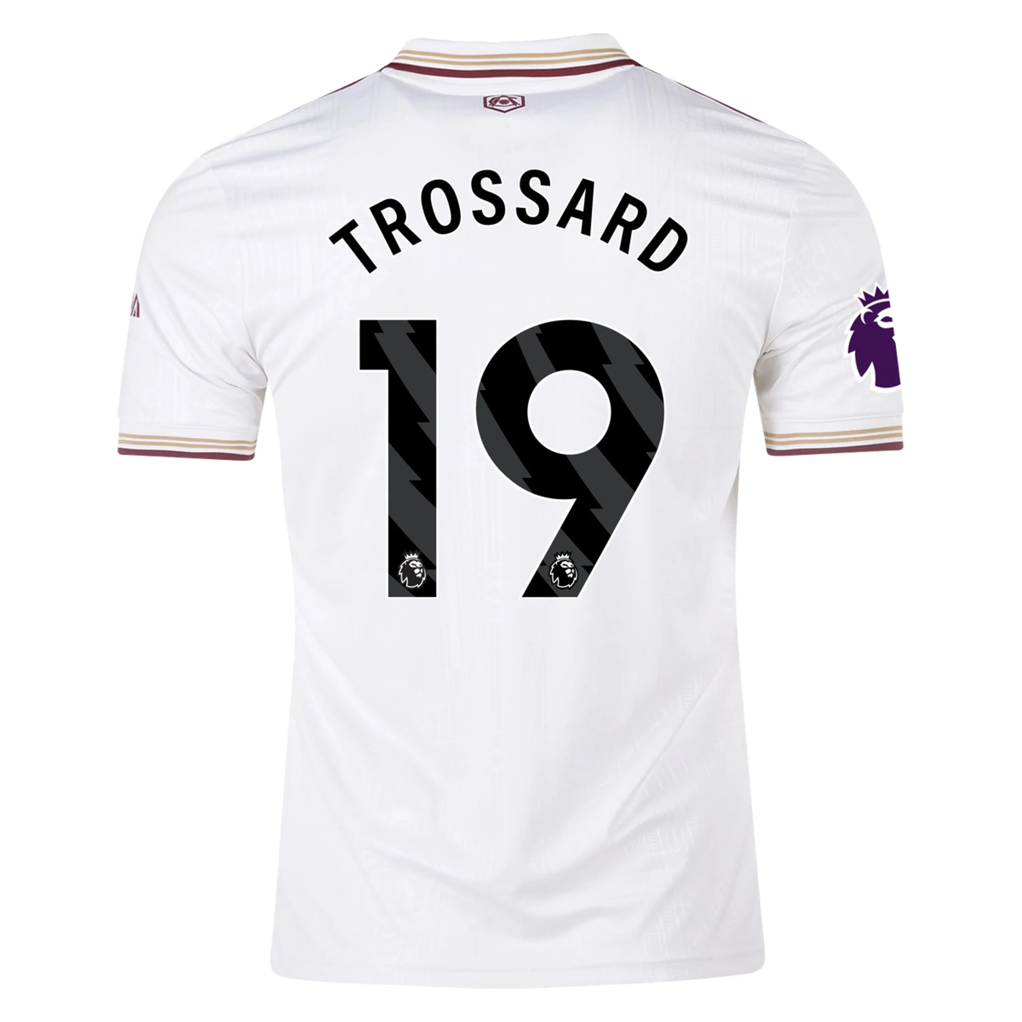 Mens 19 Leandro Trossard Arsenal 2025-26 Third Jersey Football Shirt