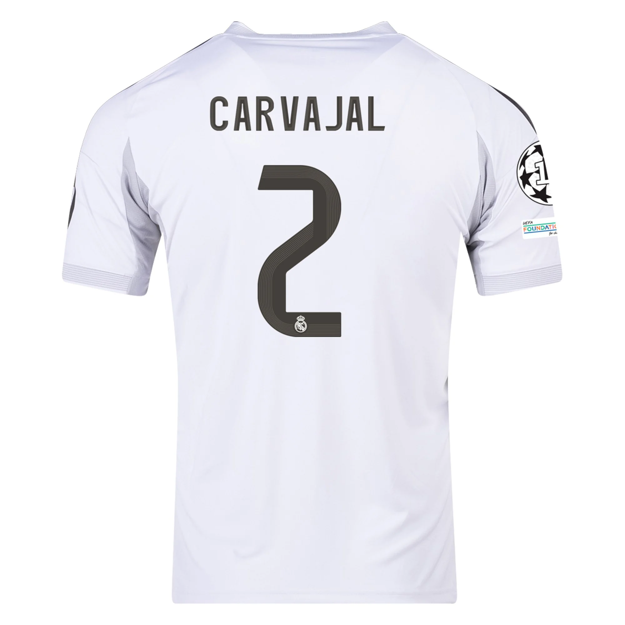 Mens 2 Dani Carvajal Real Madrid 2025-26 Home Jersey Football Shirt