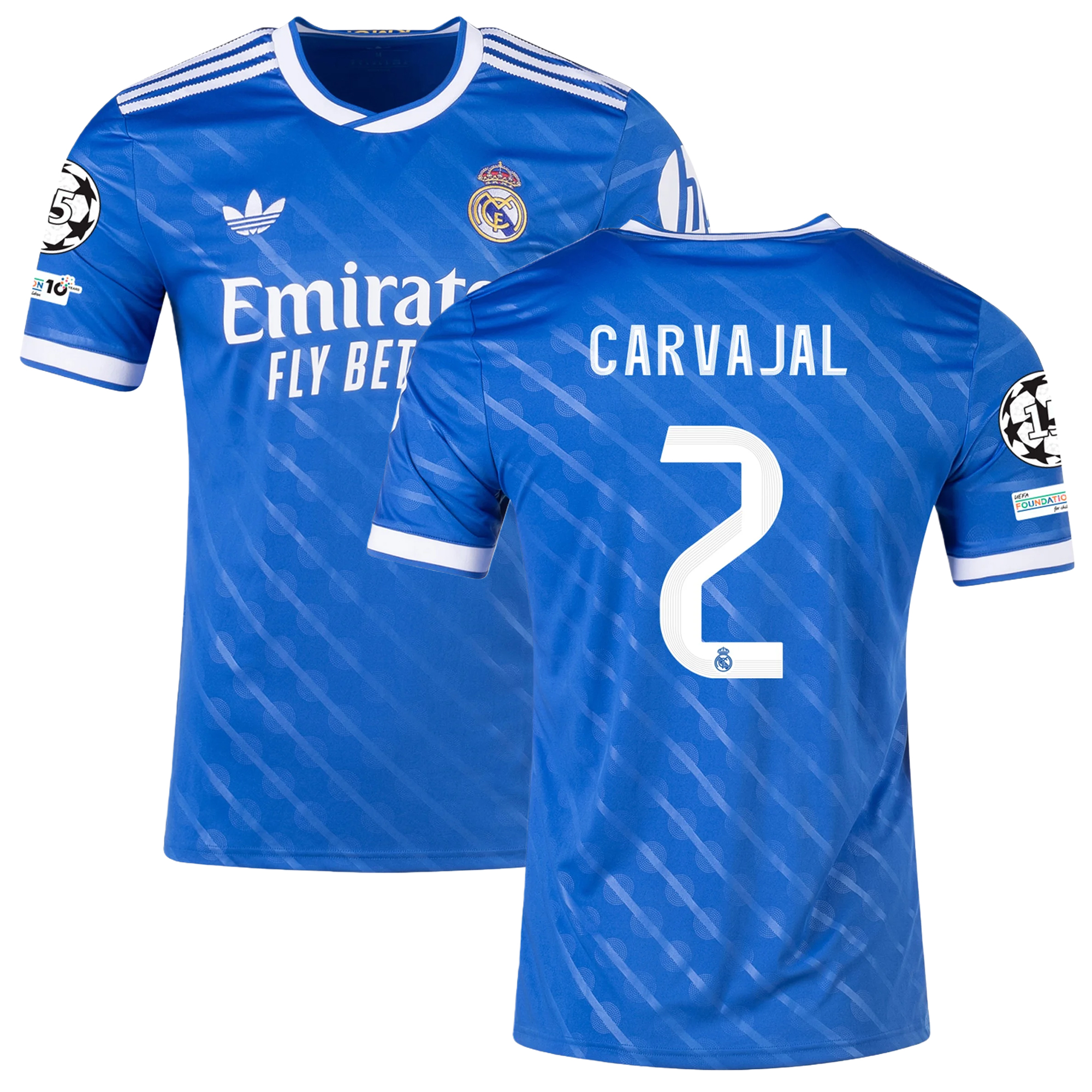 Mens 2 Dani Carvajal Real Madrid 2025-26 Third Jersey Football Shirt