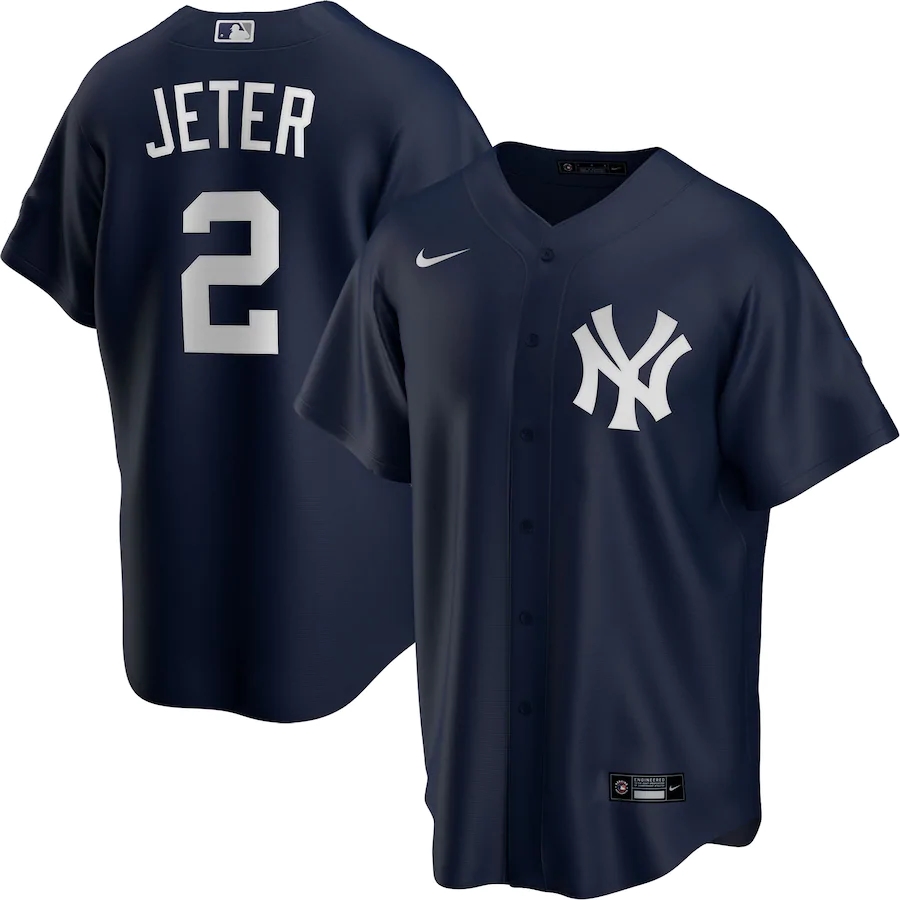 Men's New York Yankees Jerseys #2 Derek Jeter Baseball Jerseys