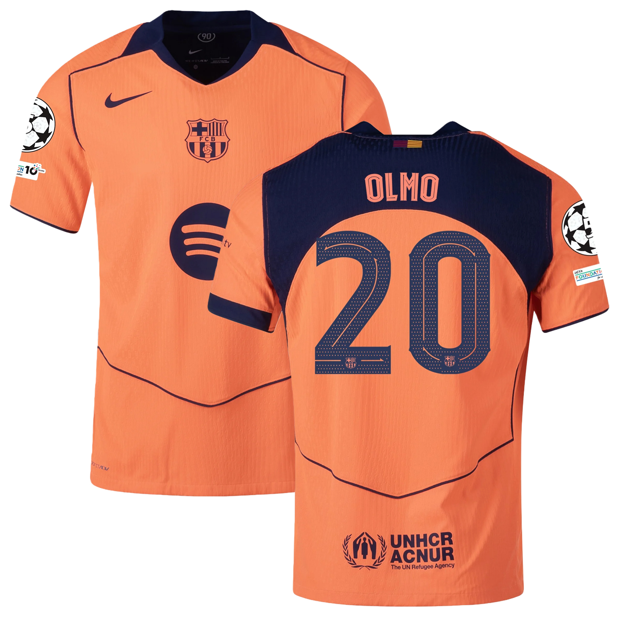 Mens 20 Dani Olmo Barcelona 2025-26 Third Jersey Football Shirt