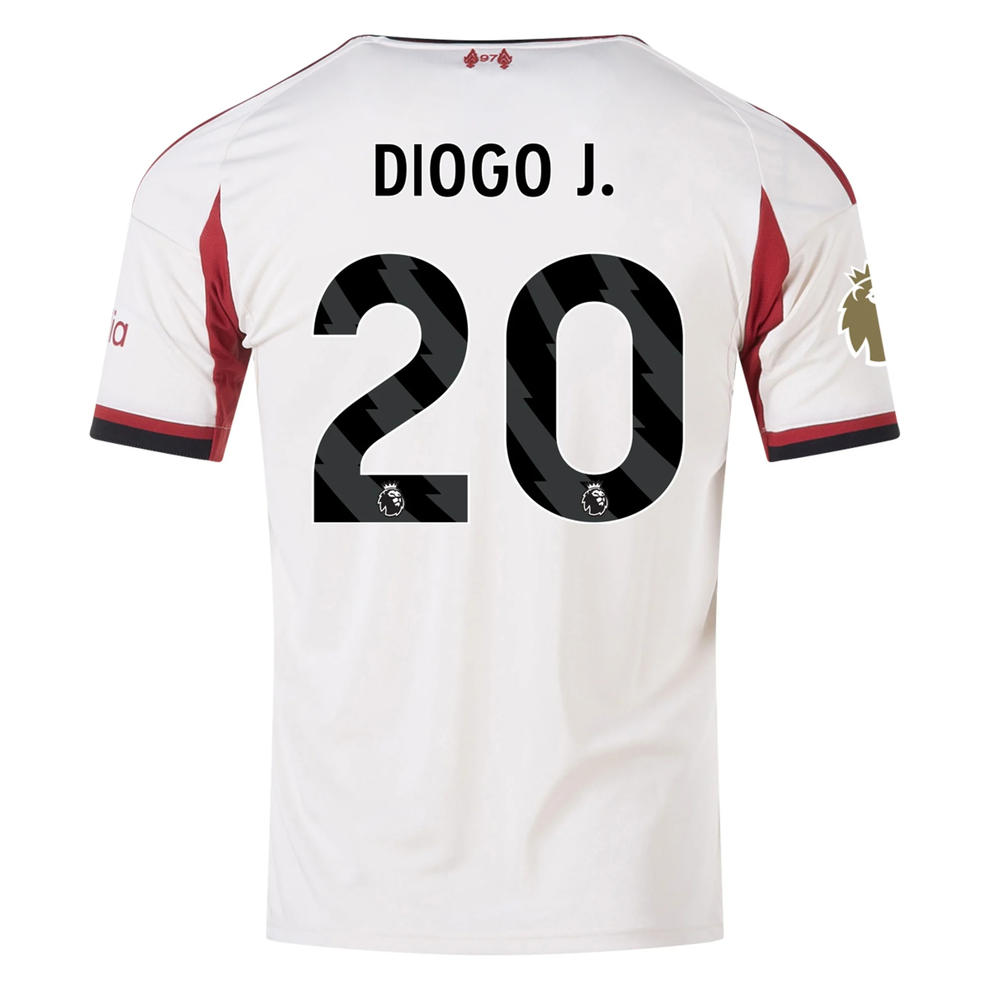 Mens 20 Diogo Jota Liverpool 2025-26 Away Jersey Football Shirt