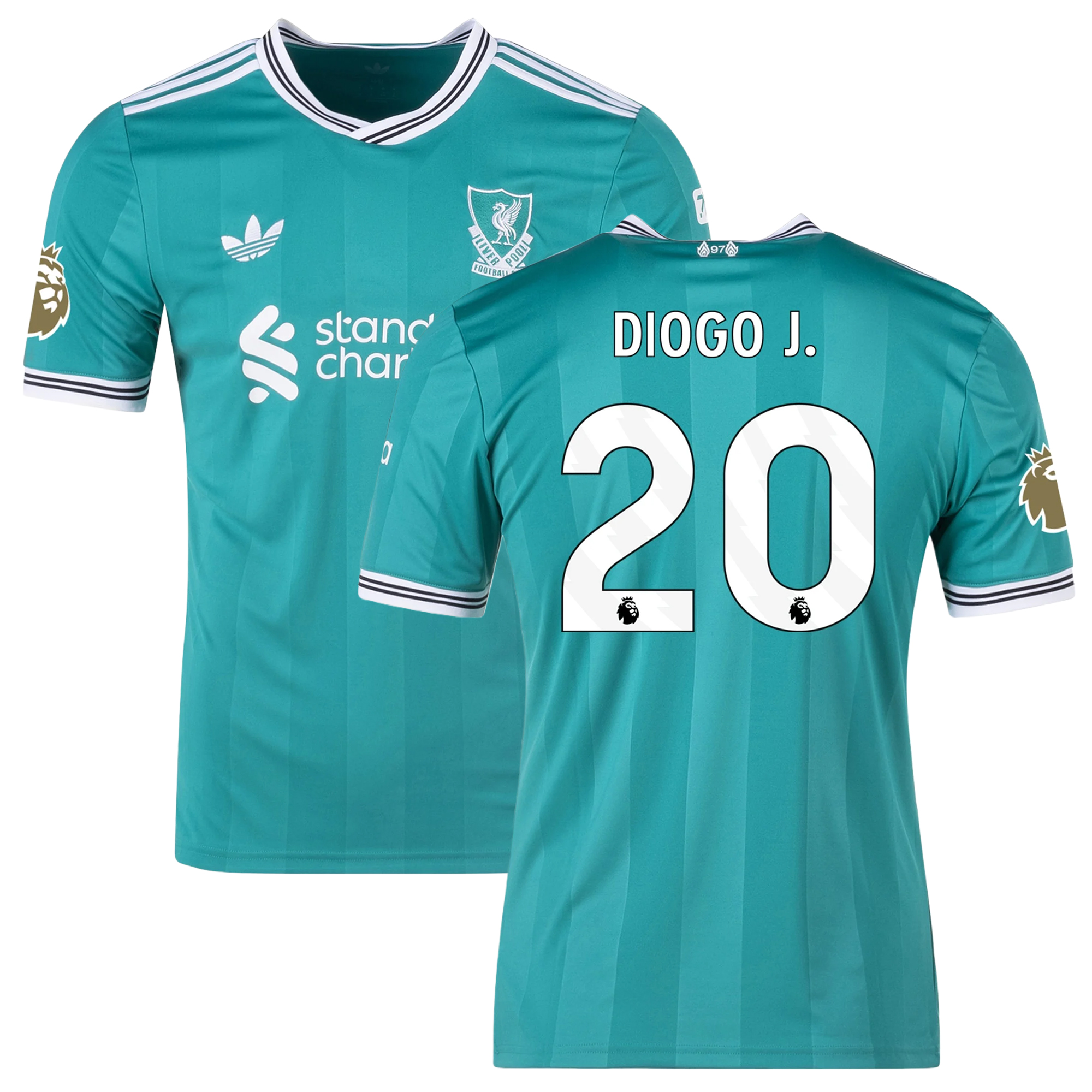 Mens 20 Diogo Jota Liverpool 2025-26 Third Jersey Football Shirt