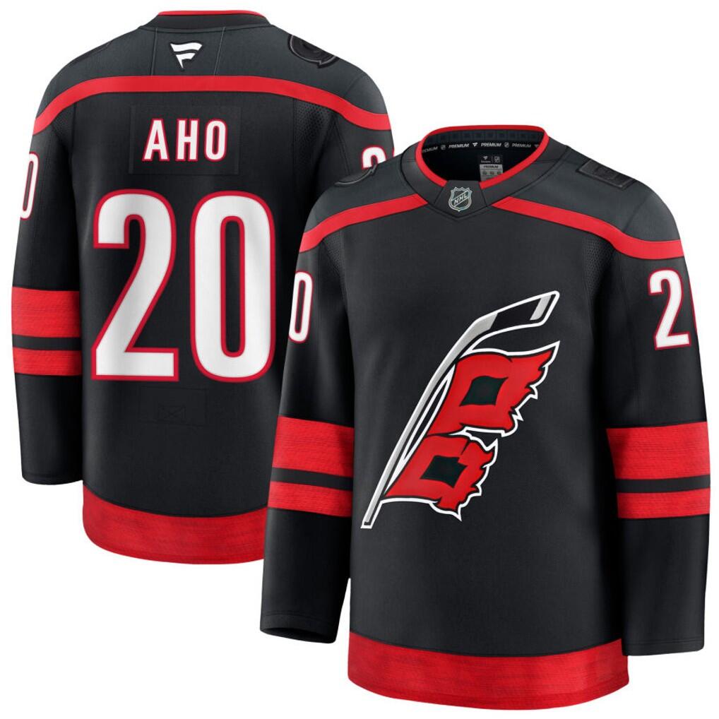 Men's Carolina Hurricanes Jerseys #20 Sebastian Aho Hockey Jerseys