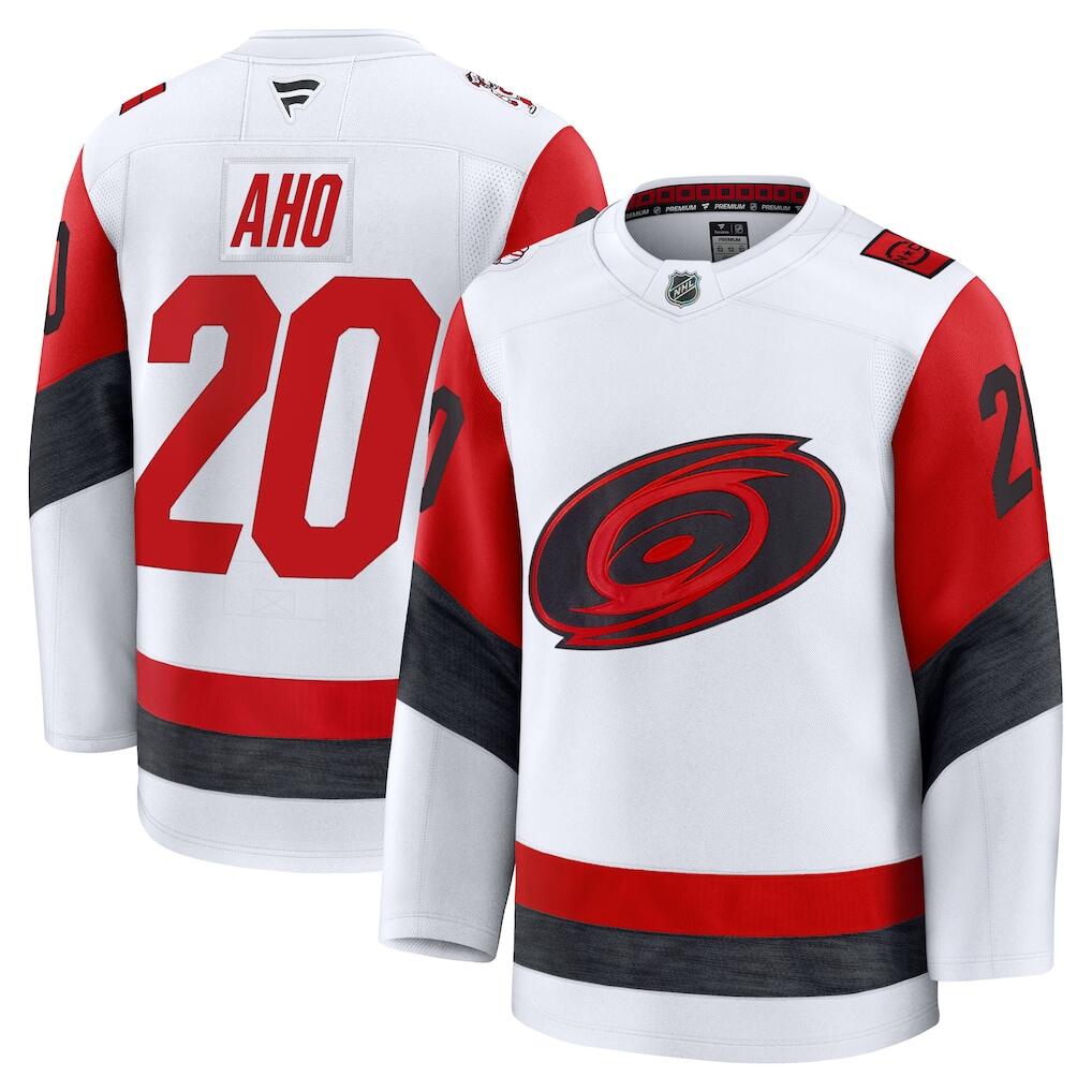 Men's Carolina Hurricanes Jerseys #20 Sebastian Aho Hockey Jerseys