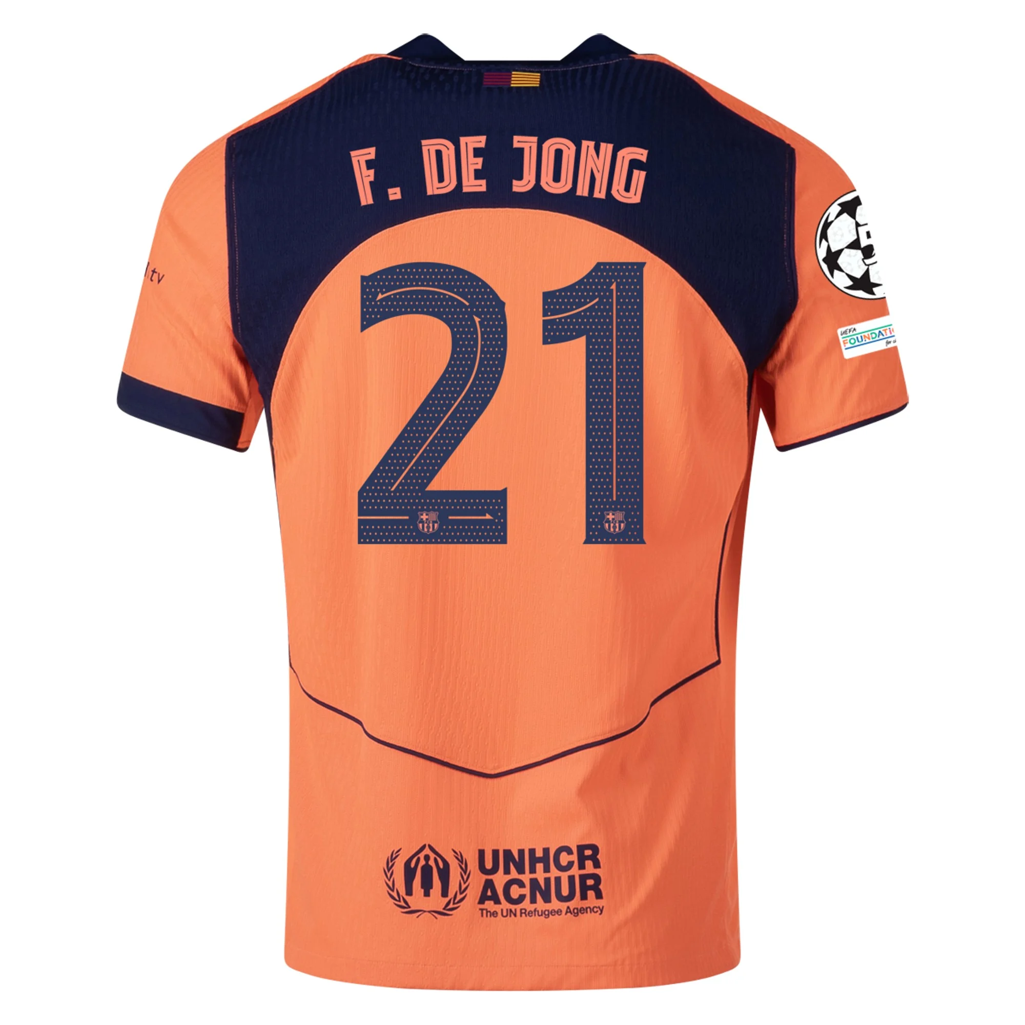 Mens 21 Frenkie de Jong Barcelona 2025-26 Third Jersey Football Shirt