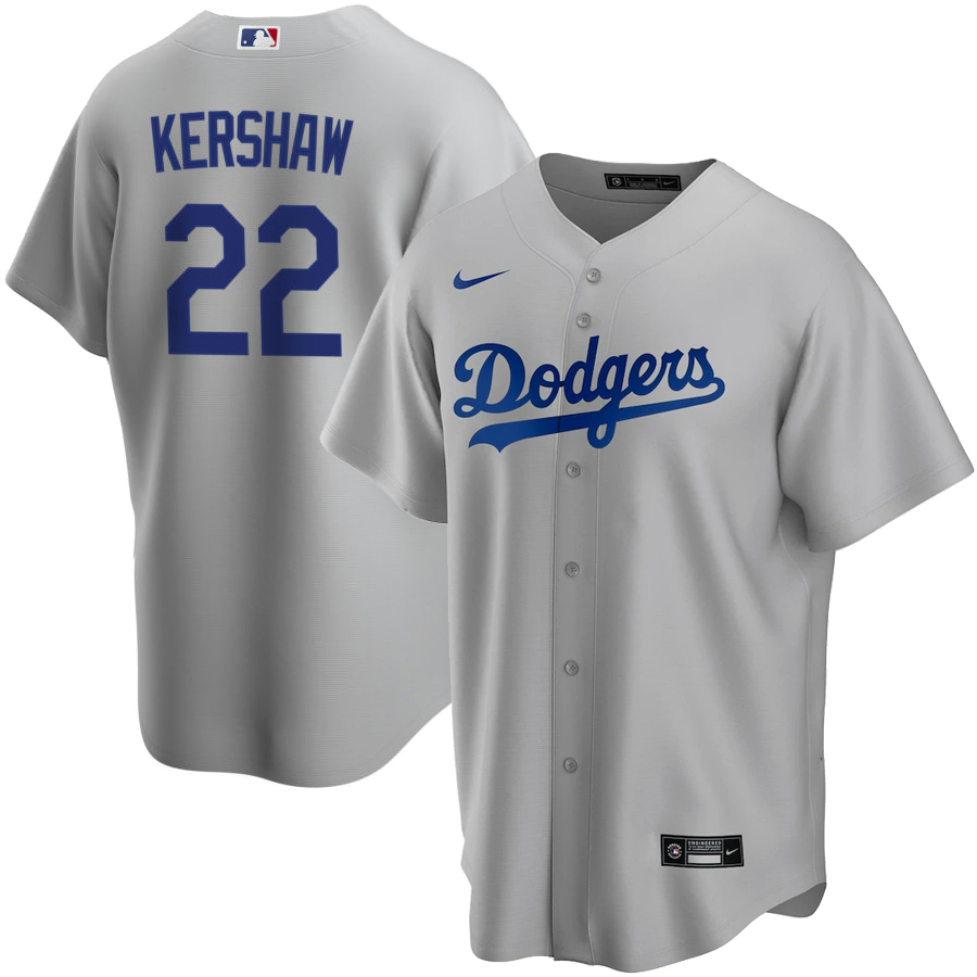 Men's Los Angeles Dodgers Jerseys #22 Clayton Kershaw Baseball Jerseys
