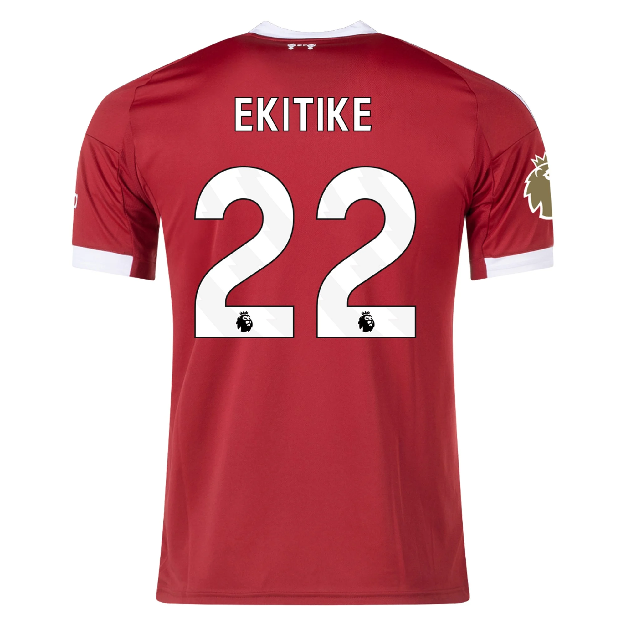 Mens 22 Hugo Ekitike Liverpool 2025-26 Home Jersey Football Shirt