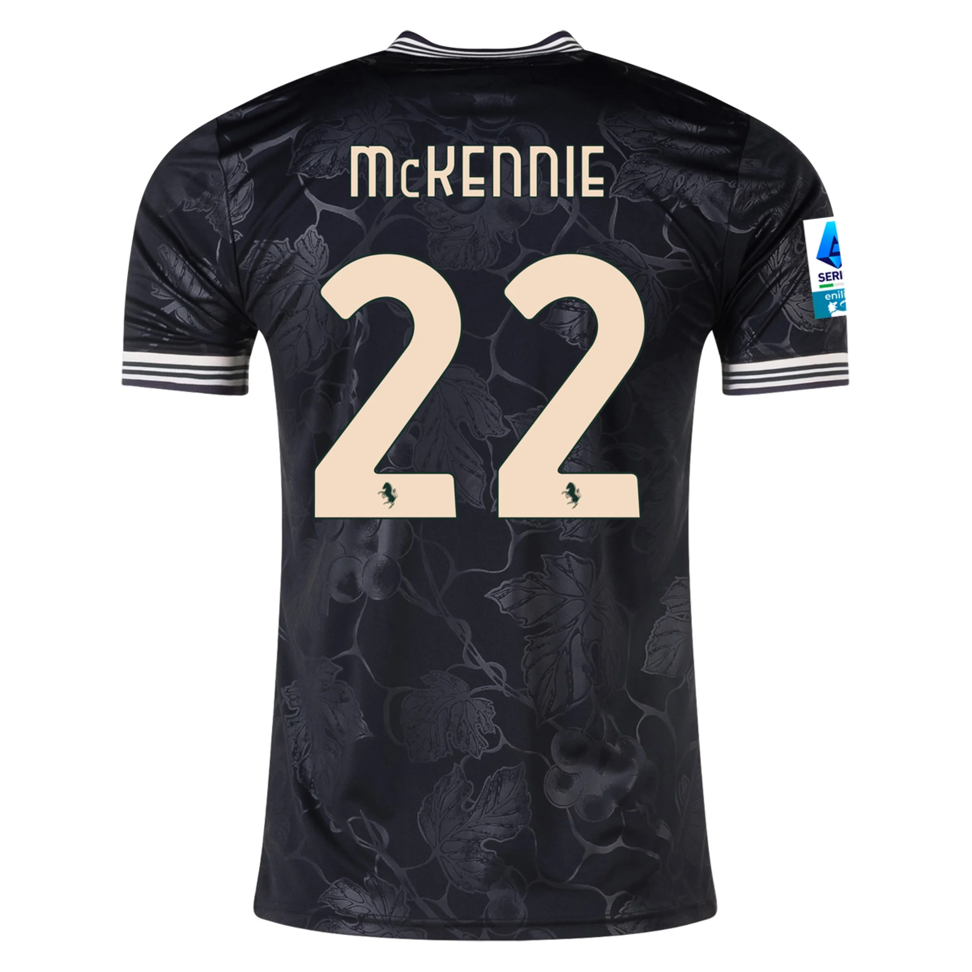 Mens 22 Weston McKennie Juventus 2025-26 Third Jersey Football Shirt