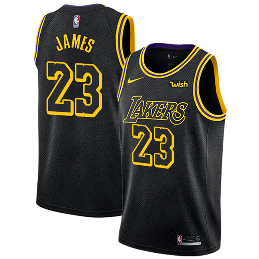 Men's Los Angeles Lakers Jerseys #23 LeBron James 25-26 Mamba Edition Basketball Jerseys