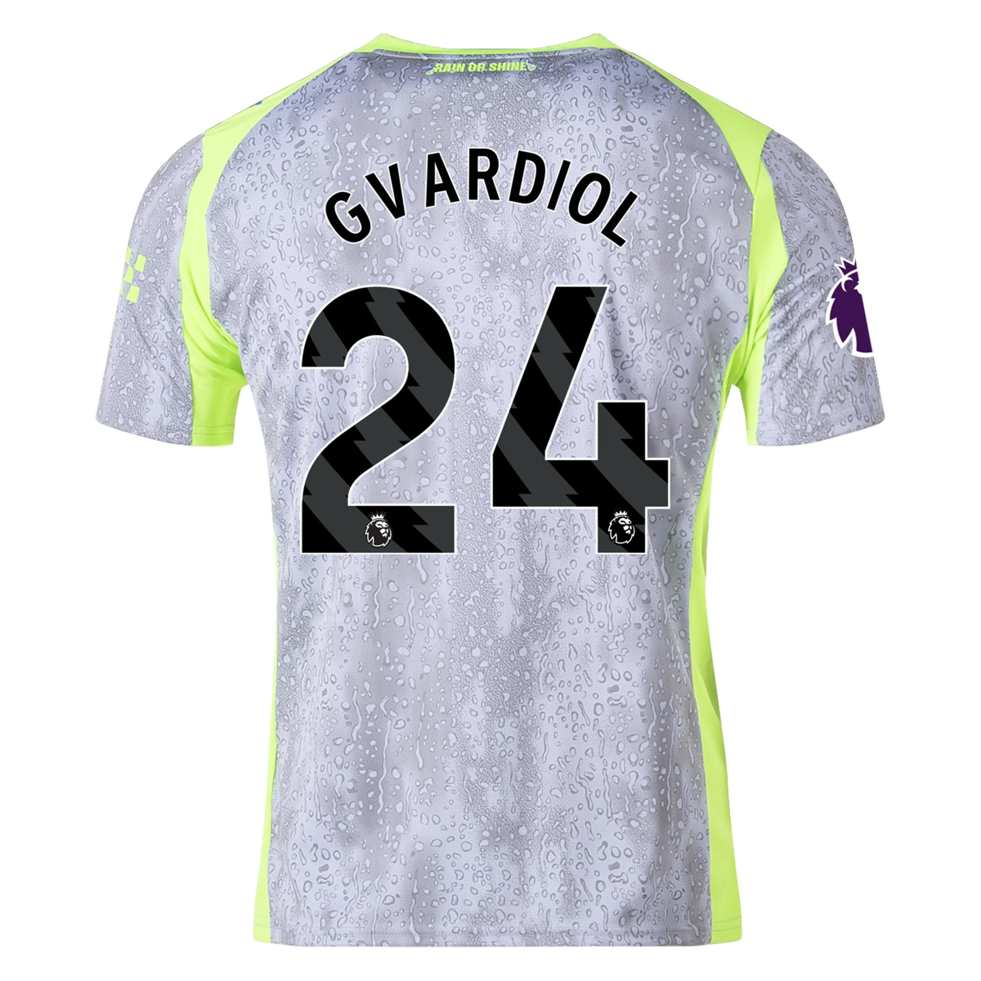 Mens 24 Joško Gvardiol Manchester City Third Jersey 2025-26 Football Shirt