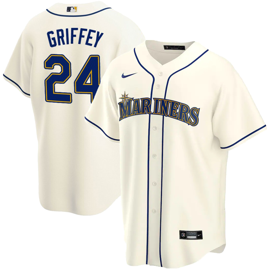 Men's Seattle Mariners Jerseys #24 Ken Griffey Baseball Jerseys