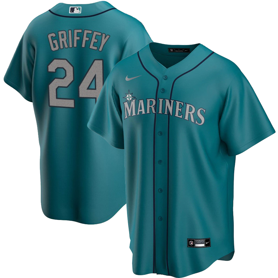 Men's Seattle Mariners Jerseys #24 Ken Griffey Baseball Jerseys