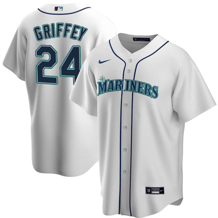 Men's Seattle Mariners Jerseys #24 Ken Griffey Baseball Jerseys