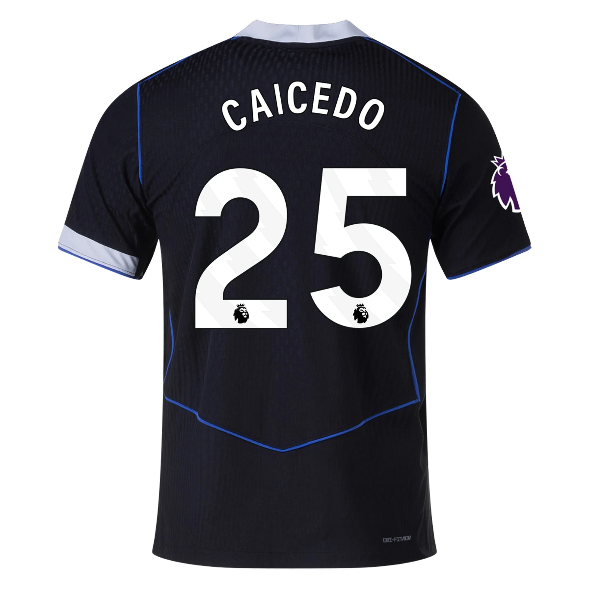 Mens 25 Moisés Caicedo Chelsea Third Jersey 2025-26 Football Shirt