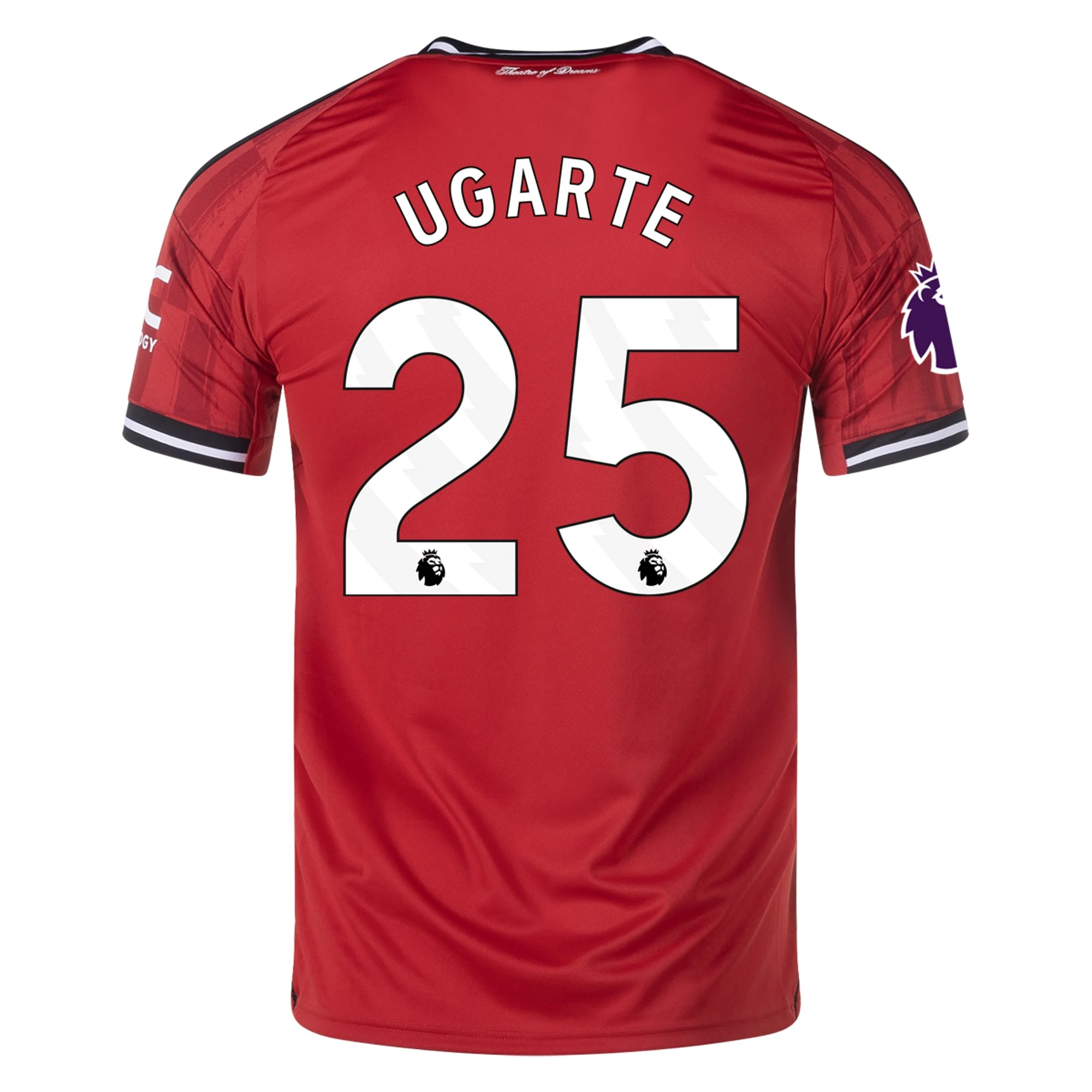 Mens 25 Manuel Ugarte Manchester United 2025-26 Home Jersey Football Shirt