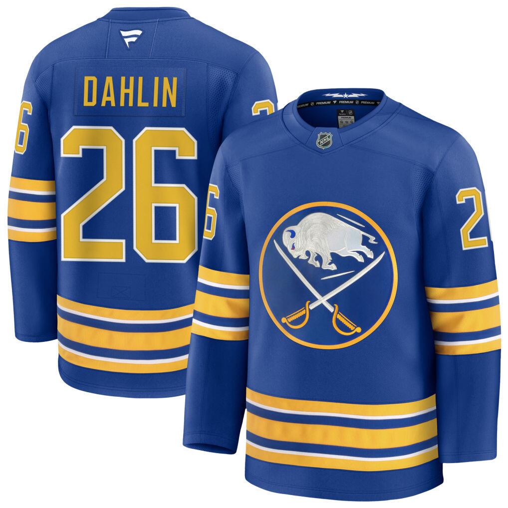Men's Buffalo Sabres Jerseys #26 Rasmus Dahlin Hockey Jerseys
