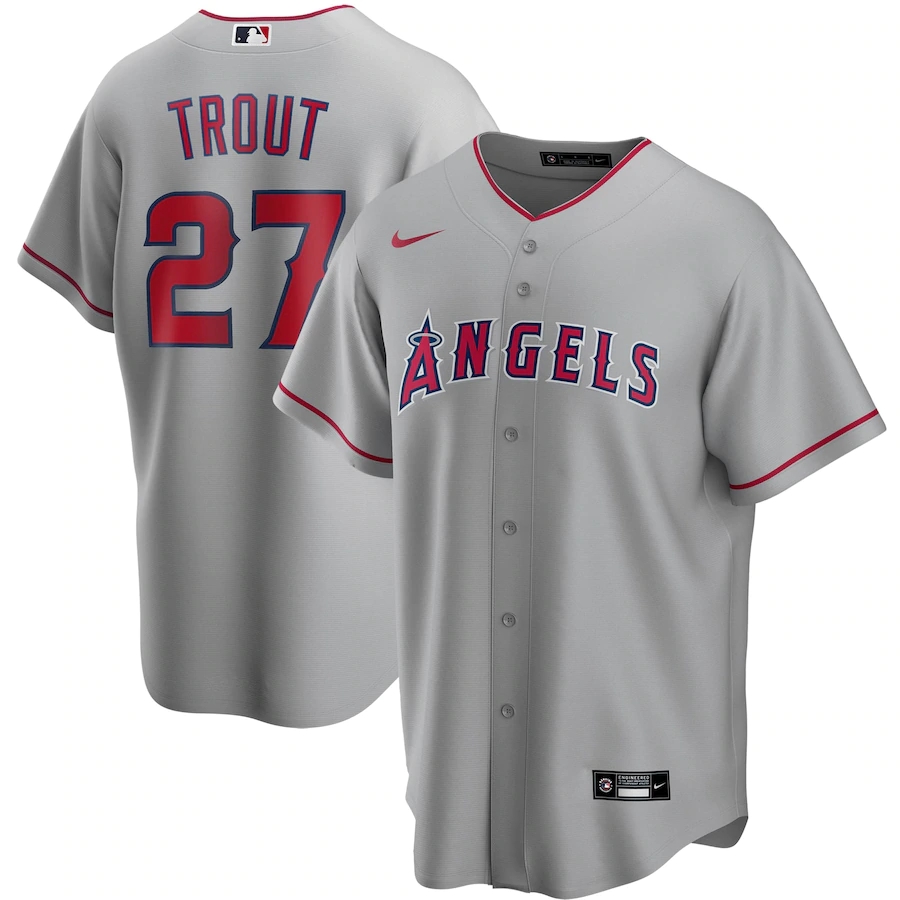 Men's Los Angeles Angels Jerseys #27 Mike Trout Baseball Jerseys