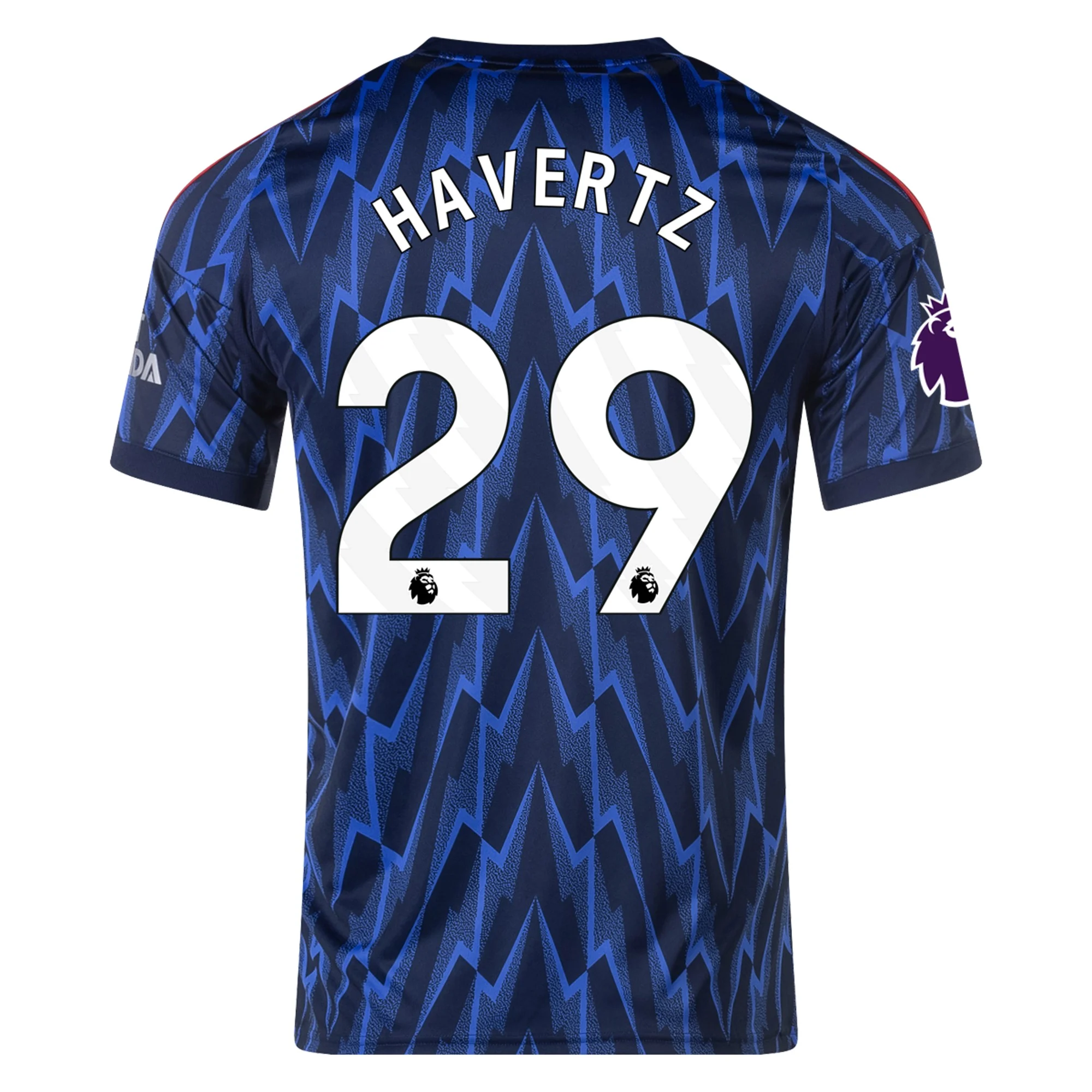 Mens 29 Kai Havertz Arsenal 2025-26 Away Jersey Football Shirt