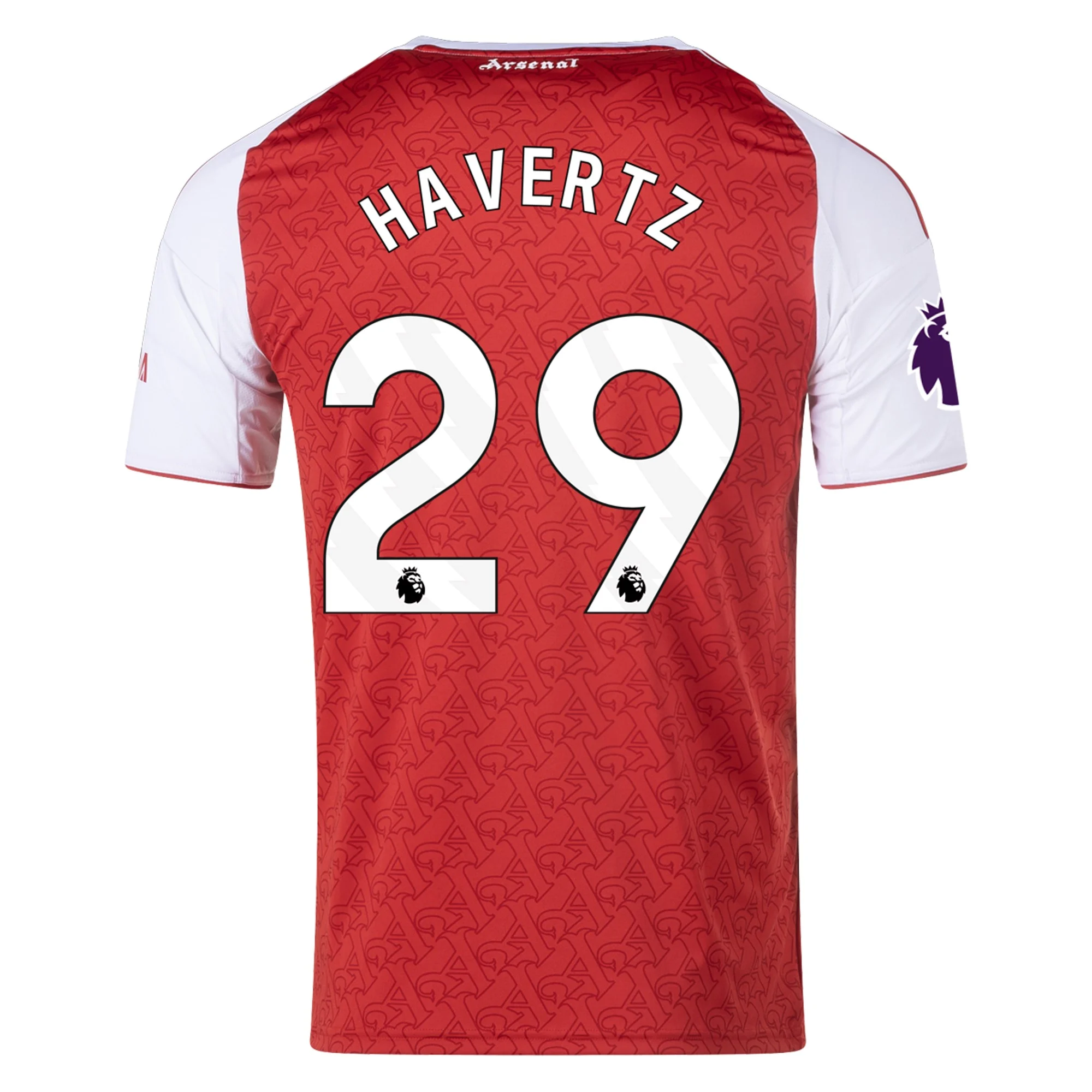 Mens 29 Kai Havertz Arsenal 2025-26 Home Jersey Football Shirt