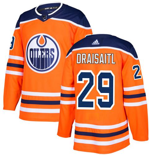 Men's Edmonton Oilers Jerseys #29 Leon Draisaitl Hockey Jerseys