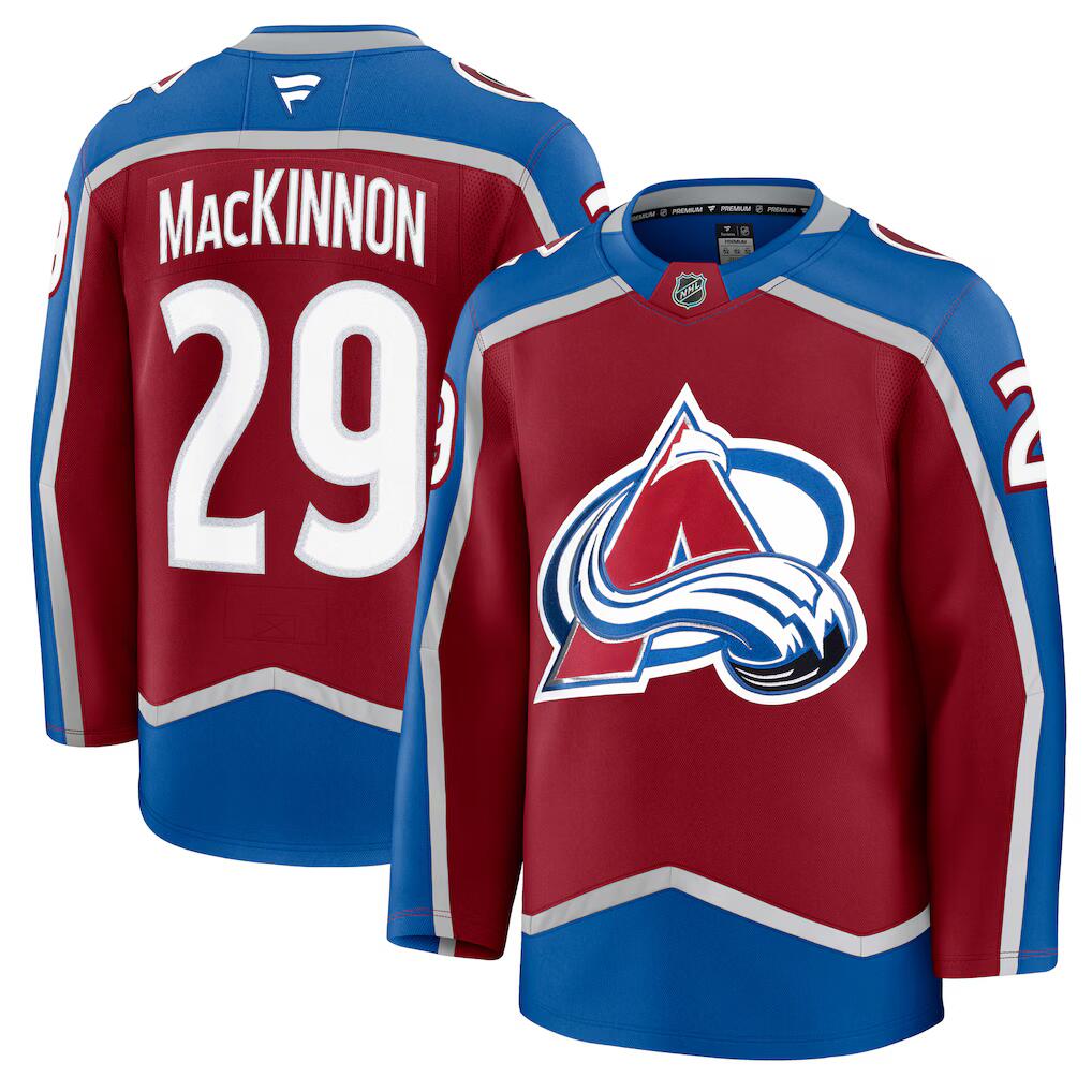 Men's Colorado Avalanche Jerseys #29 Nathan MacKinnon  Hockey Jerseys