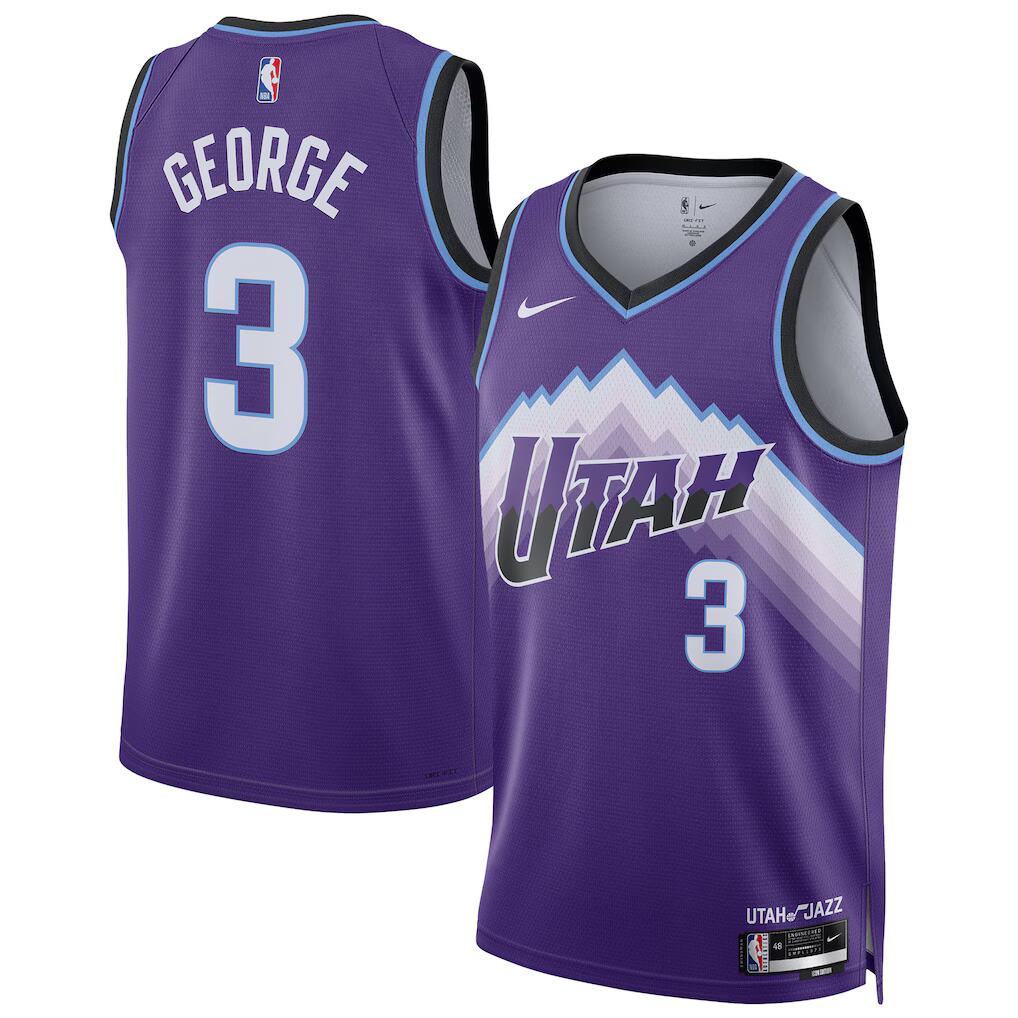 Men's Utah Jazz Jerseys #3 Keyonte George Basketball Jerseys