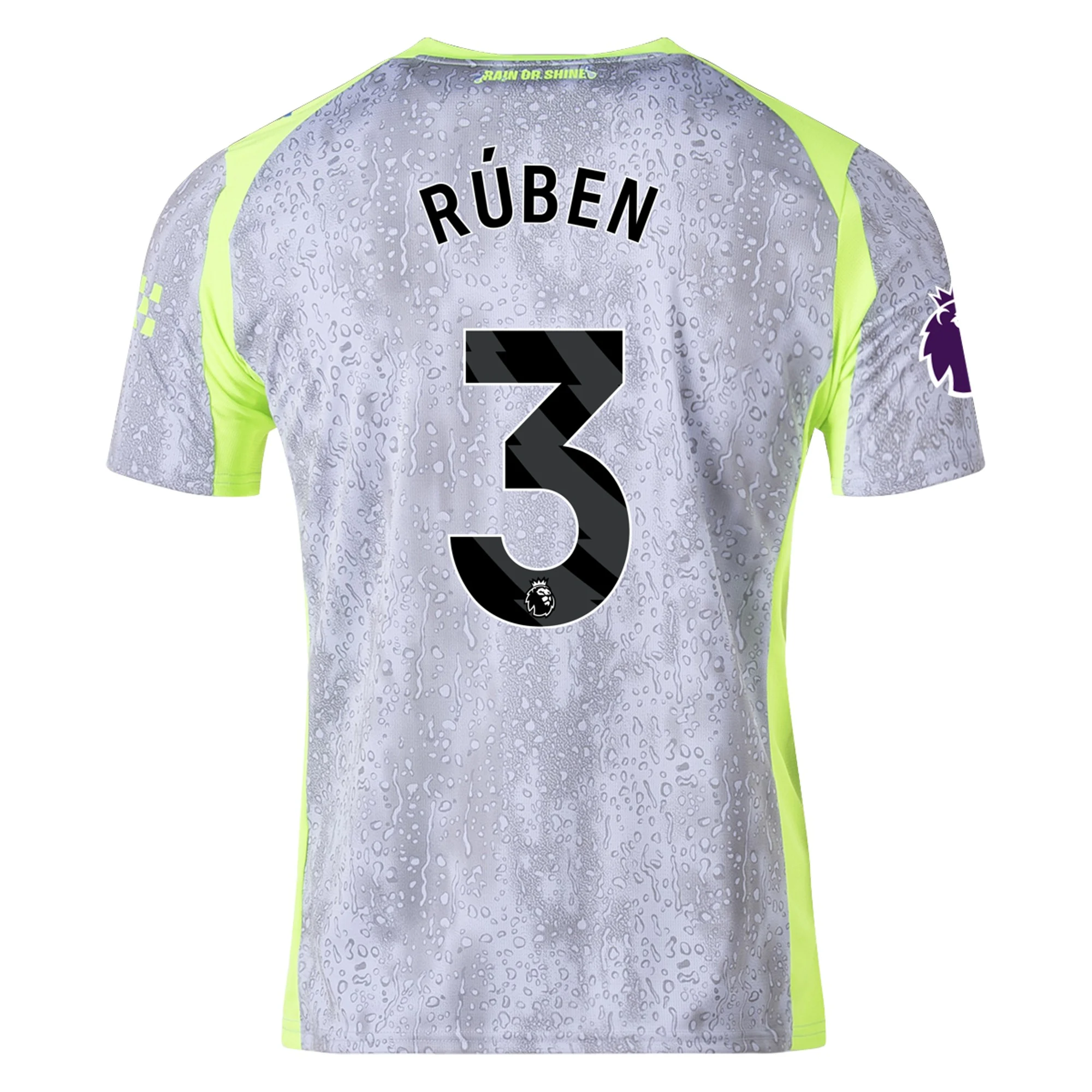 Mens 3 Rúben Dias Manchester City Third Jersey 2025-26 Football Shirt
