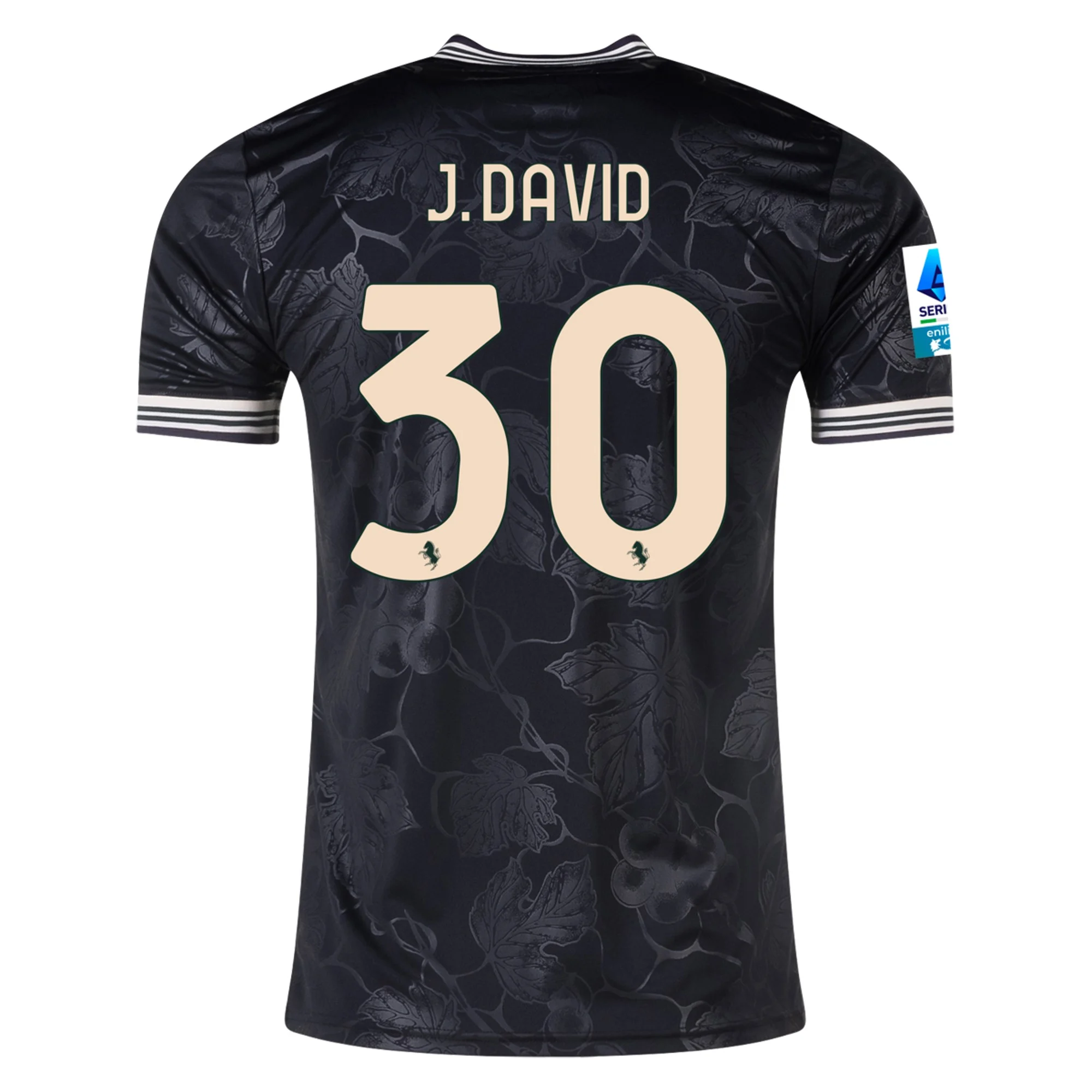 Mens 30 Jonathan David Juventus 2025-26 Third Jersey Football Shirt