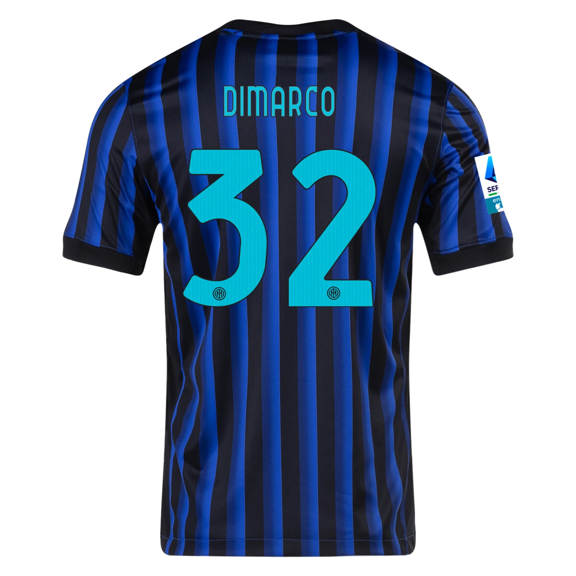 Mens 32 Federico Dimarco Inter Milan 2025-26 Home Jersey Football Shirt