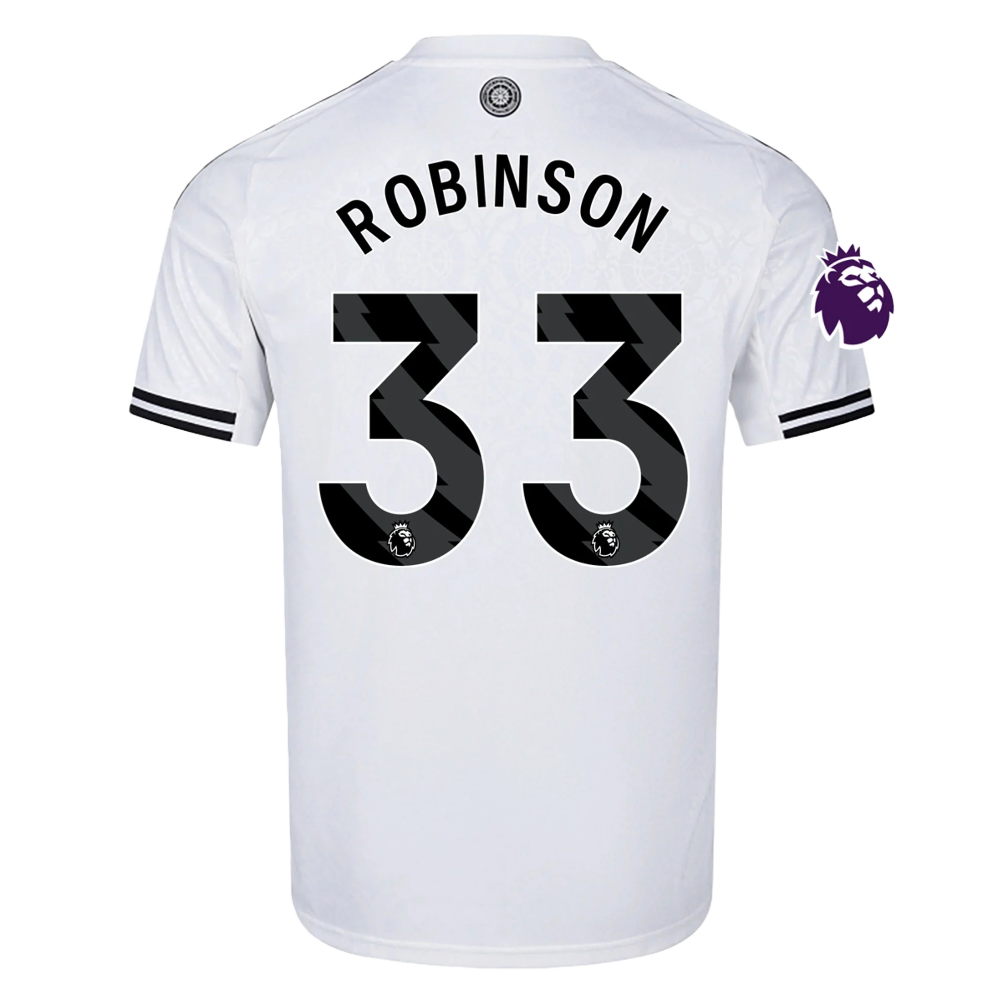 Mens 33 Antonee Robinson Fulham Home Jersey 2025-26 Football Shirt