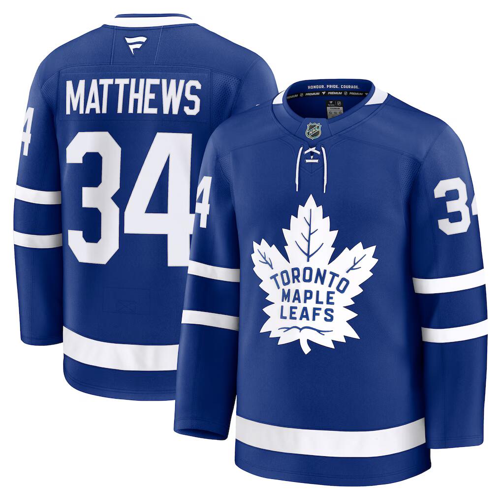 Men's Toronto Maple Leafs Jerseys #34 Auston Matthews Hockey Jerseys