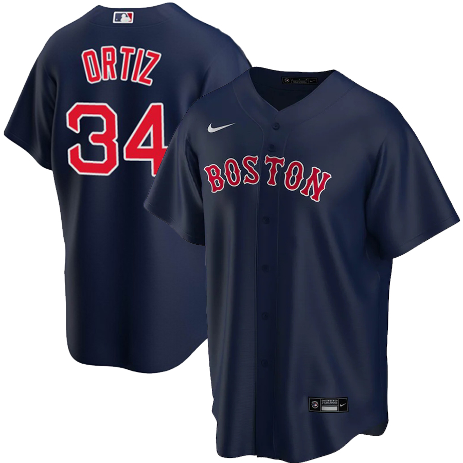 Men's Boston Red Sox Jerseys #34 David Ortiz Baseball Jerseys