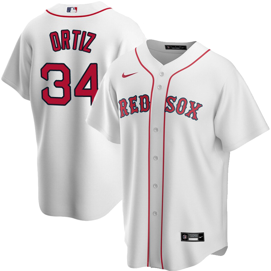 Men's Boston Red Sox Jerseys #34 David Ortiz Baseball Jerseys