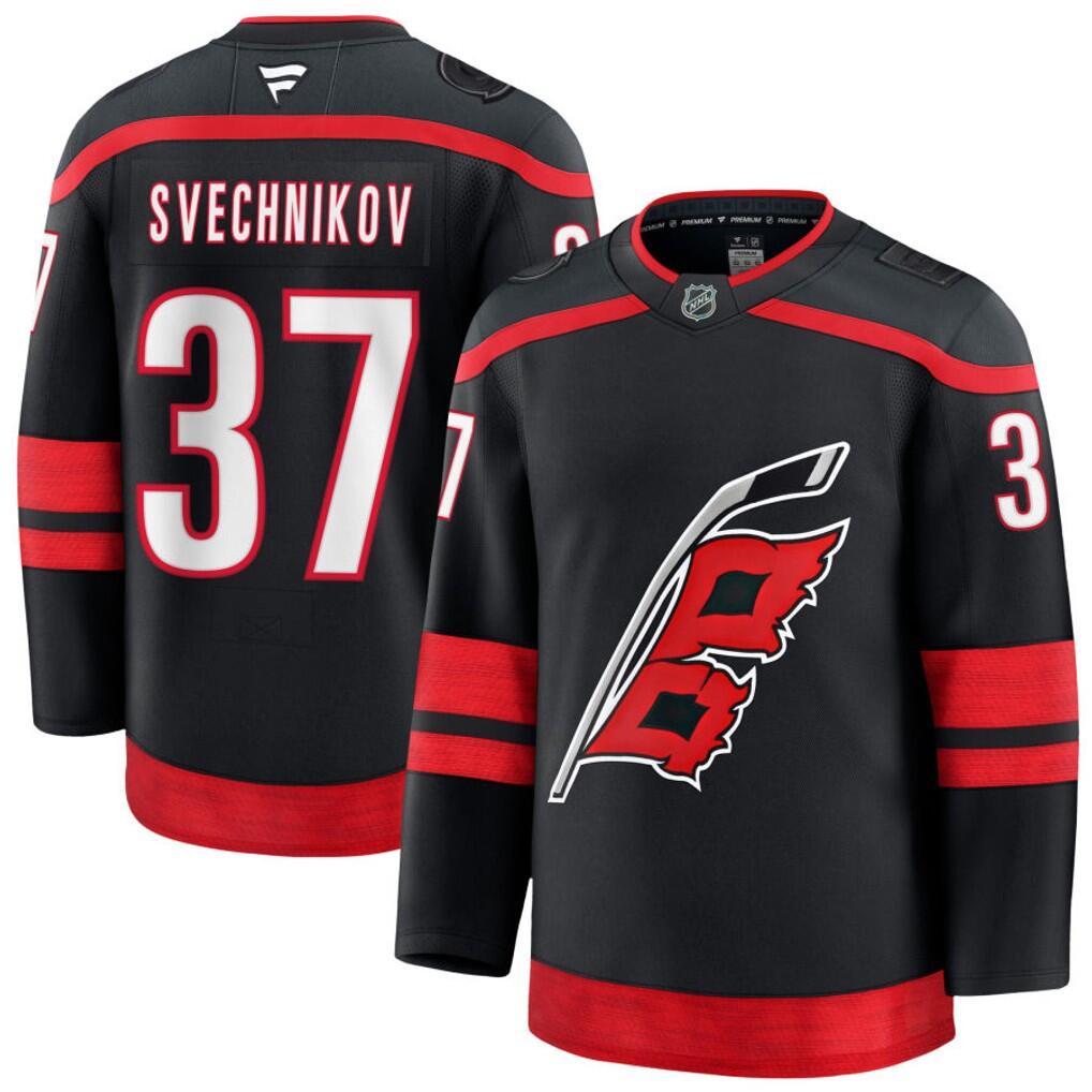 Men's Carolina Hurricanes Jerseys #37 Andrei Svechnikov Hockey Jerseys