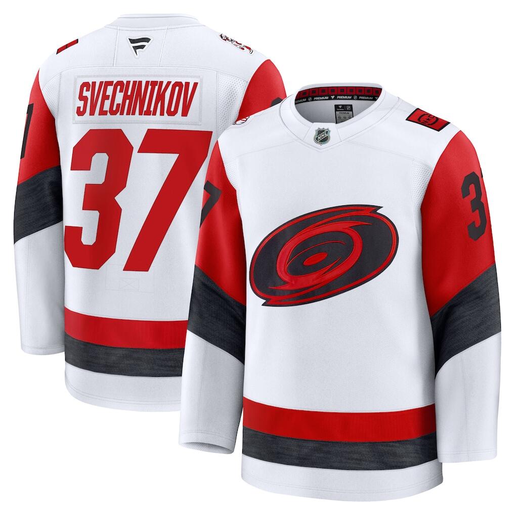 Men's Carolina Hurricanes Jerseys #37 Andrei Svechnikov Hockey Jerseys
