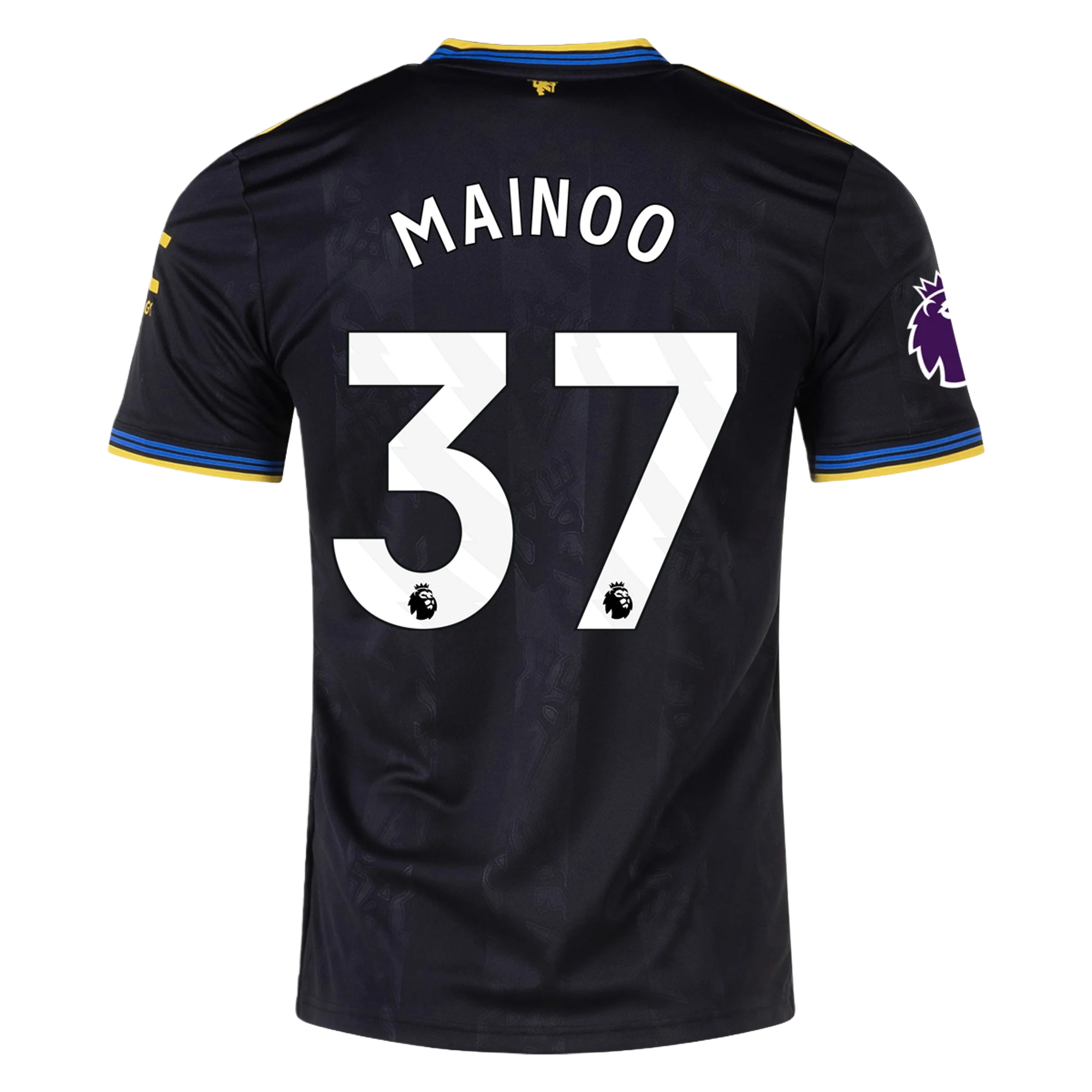 Mens 37 Kobbie Mainoo Manchester United 2025-26 Third Jersey Football Shirt