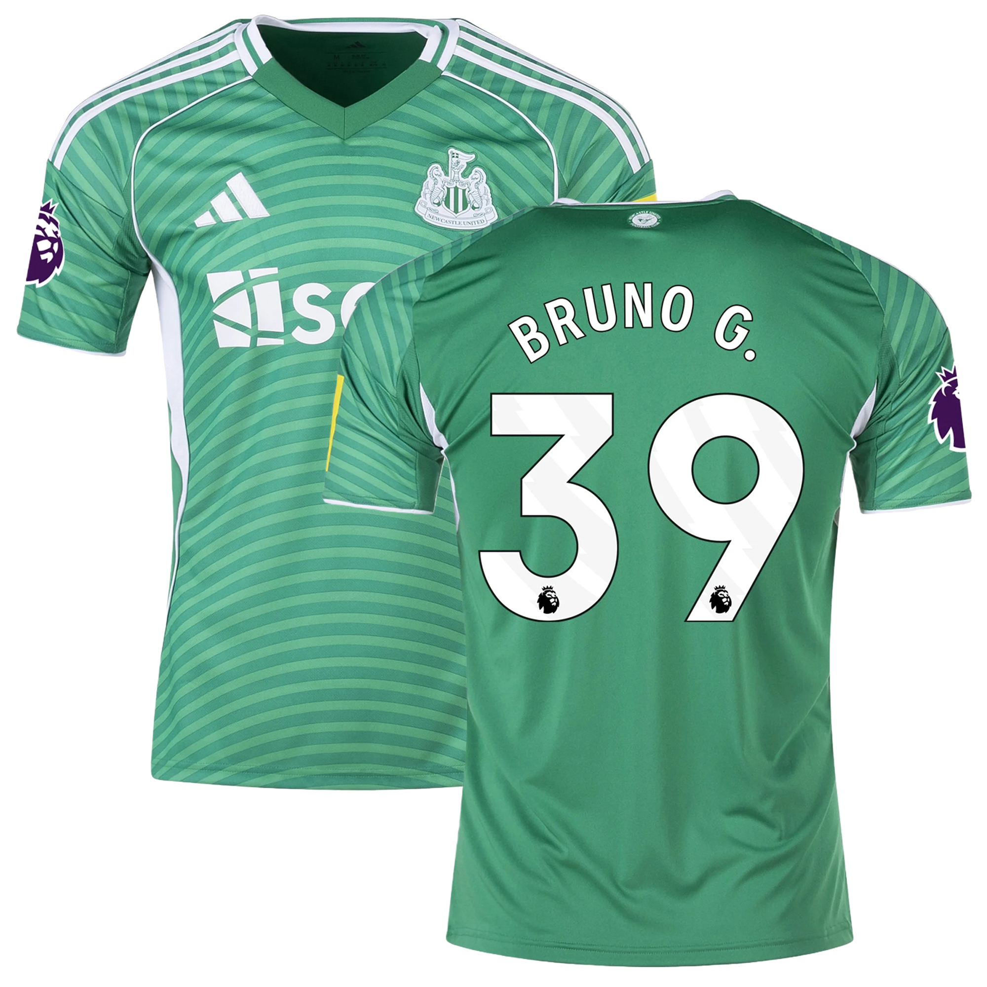 Mens 39 Bruno Guimarães Newcastle Away Jersey 2025-26 Football Shirt