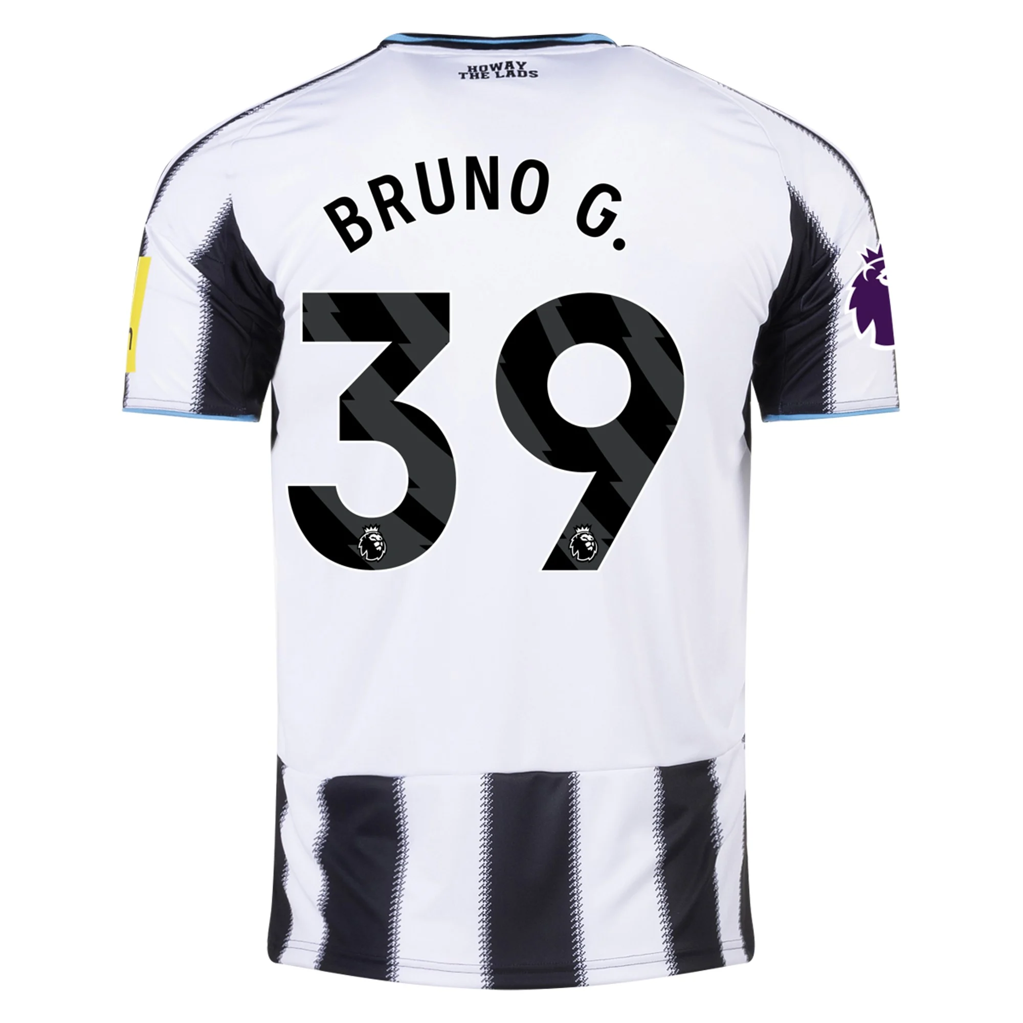 Mens 39 Bruno Guimarães Newcastle Home Jersey 2025-26 Football Shirt