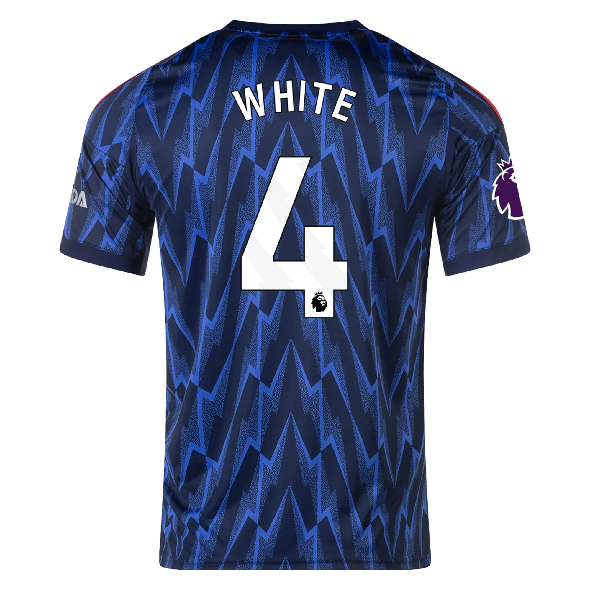Mens 4 Ben White Arsenal 2025-26 Away Jersey Football Shirt